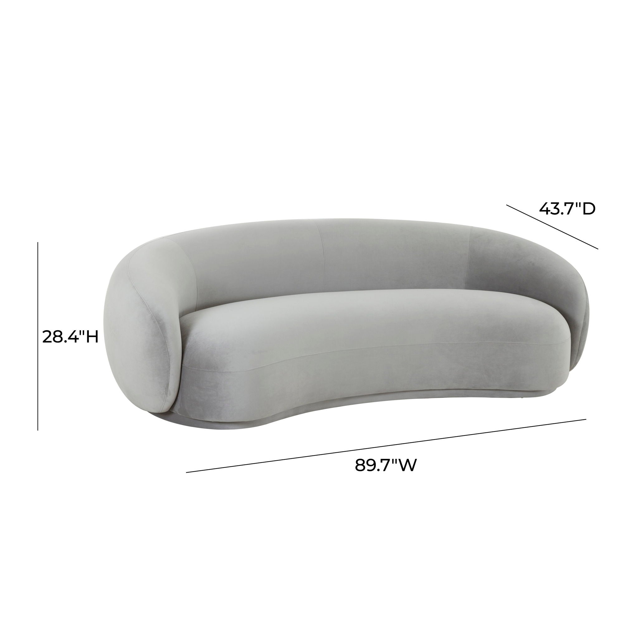 Kendall - Velvet Sofa