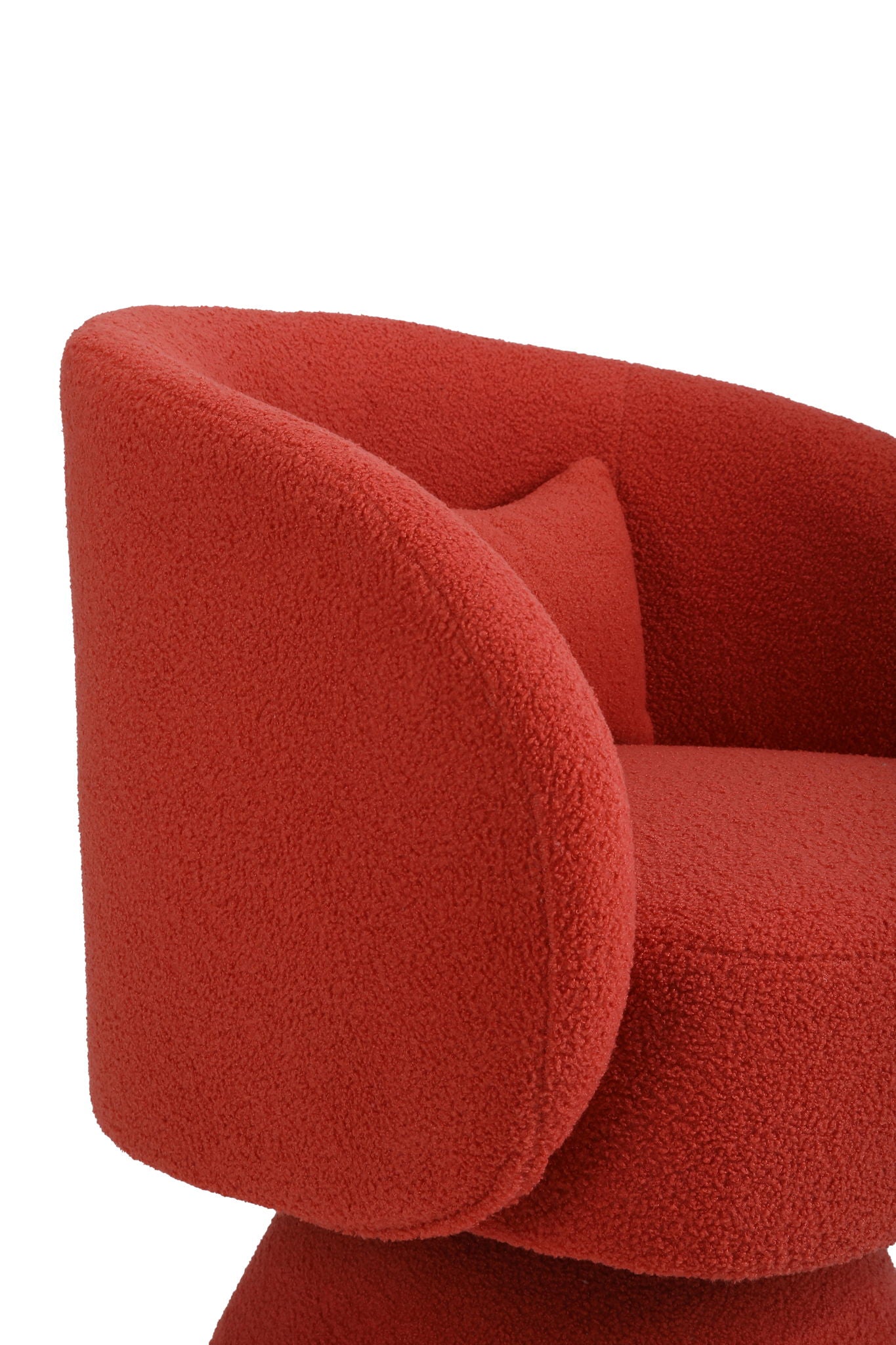 Swivel Accent Chair Armchair, Round Barrel Chair For Living Room Bedroom