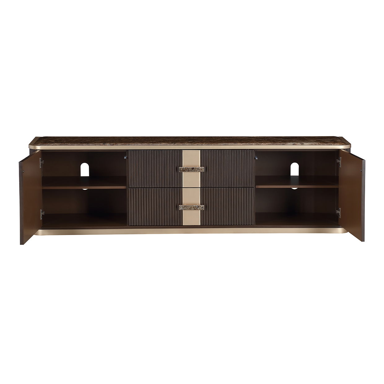 West Kensington - Media Cabinet - Medium Espresso