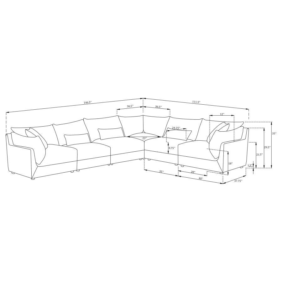 Sasha - Upholstered Modular Sectional