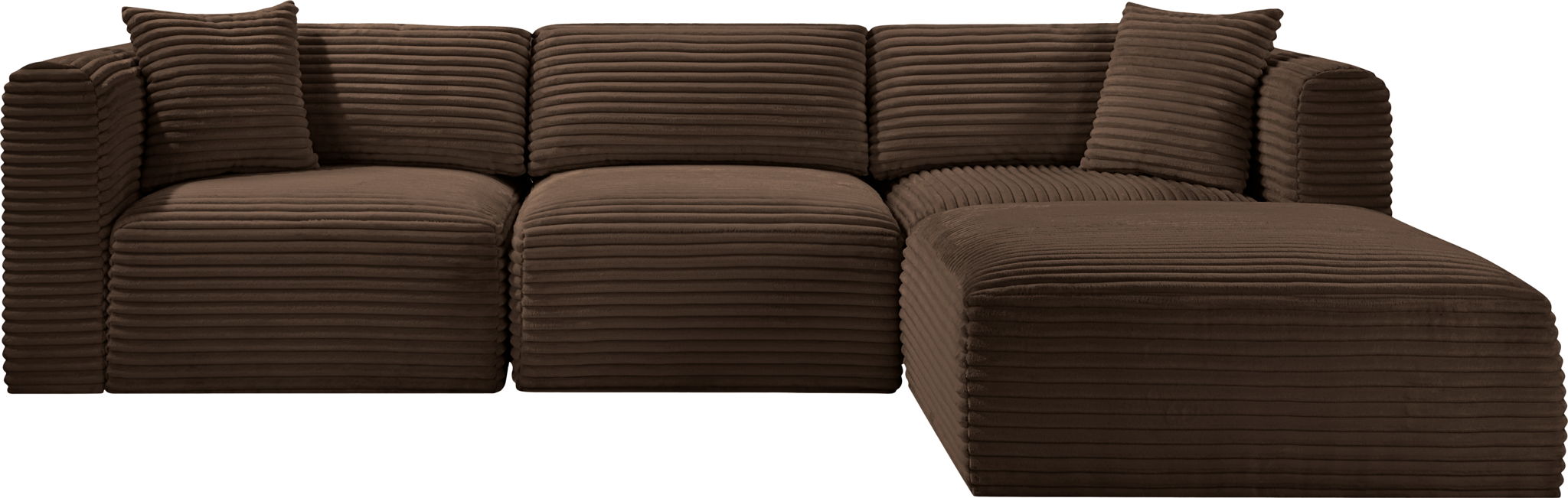 Shaggy - 4 Piece Modular Sectional