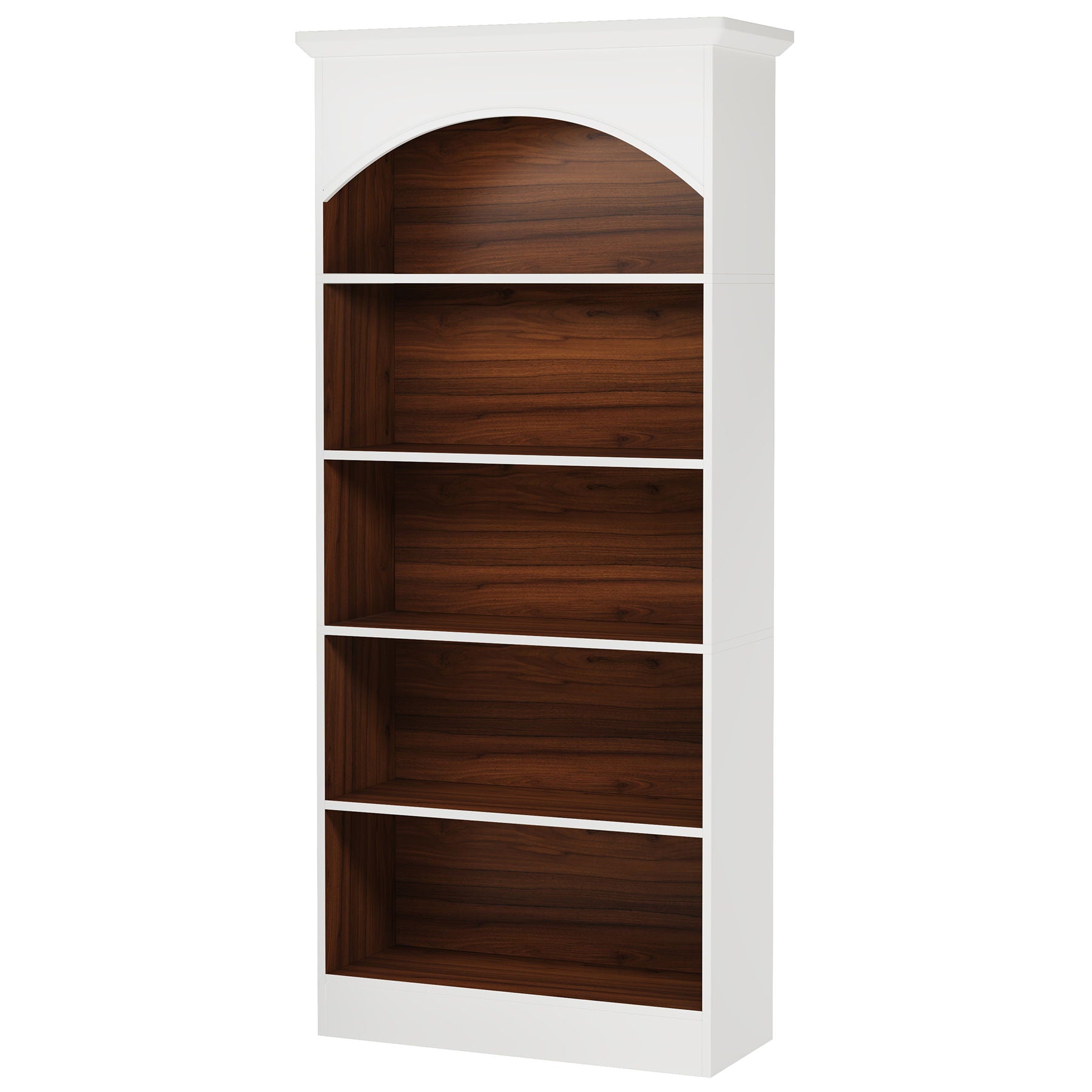 5 Tier Library Bookcase For Living Room