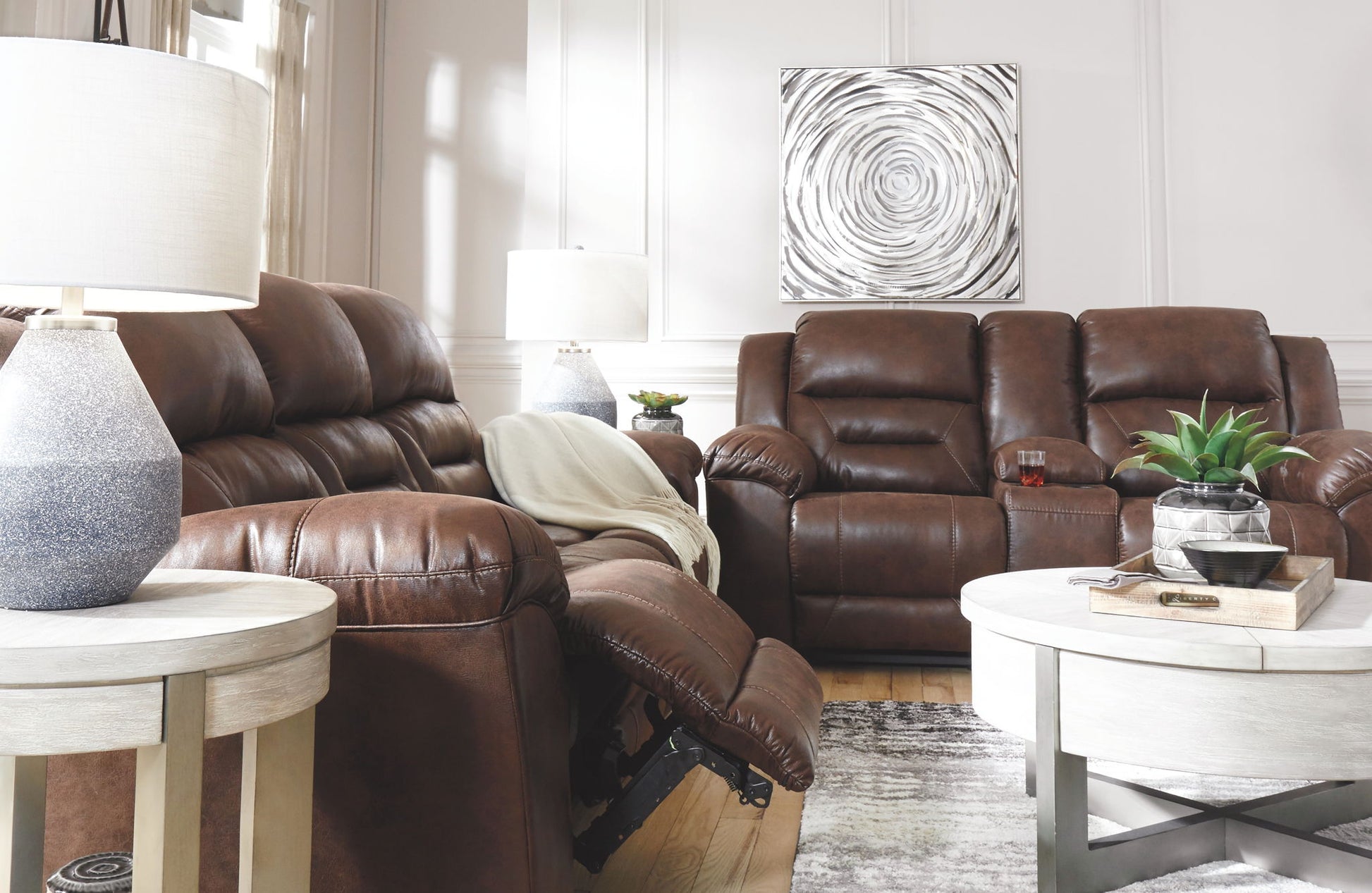 Stoneland - Reclining Living Room Set - Best Buy Furniture