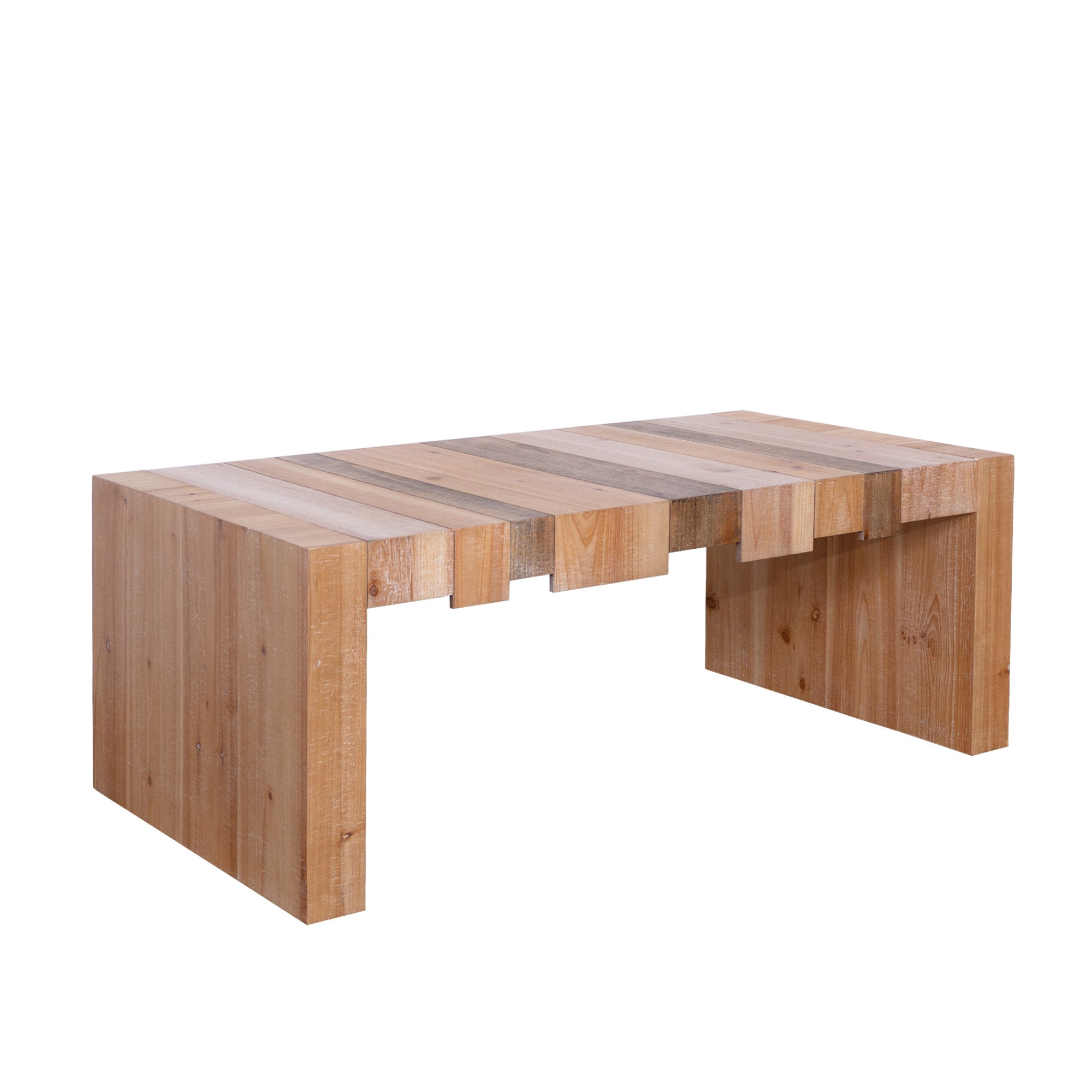 Modern Rustic Coffee Table – 48.2' Rectangular Center Table for Living Room