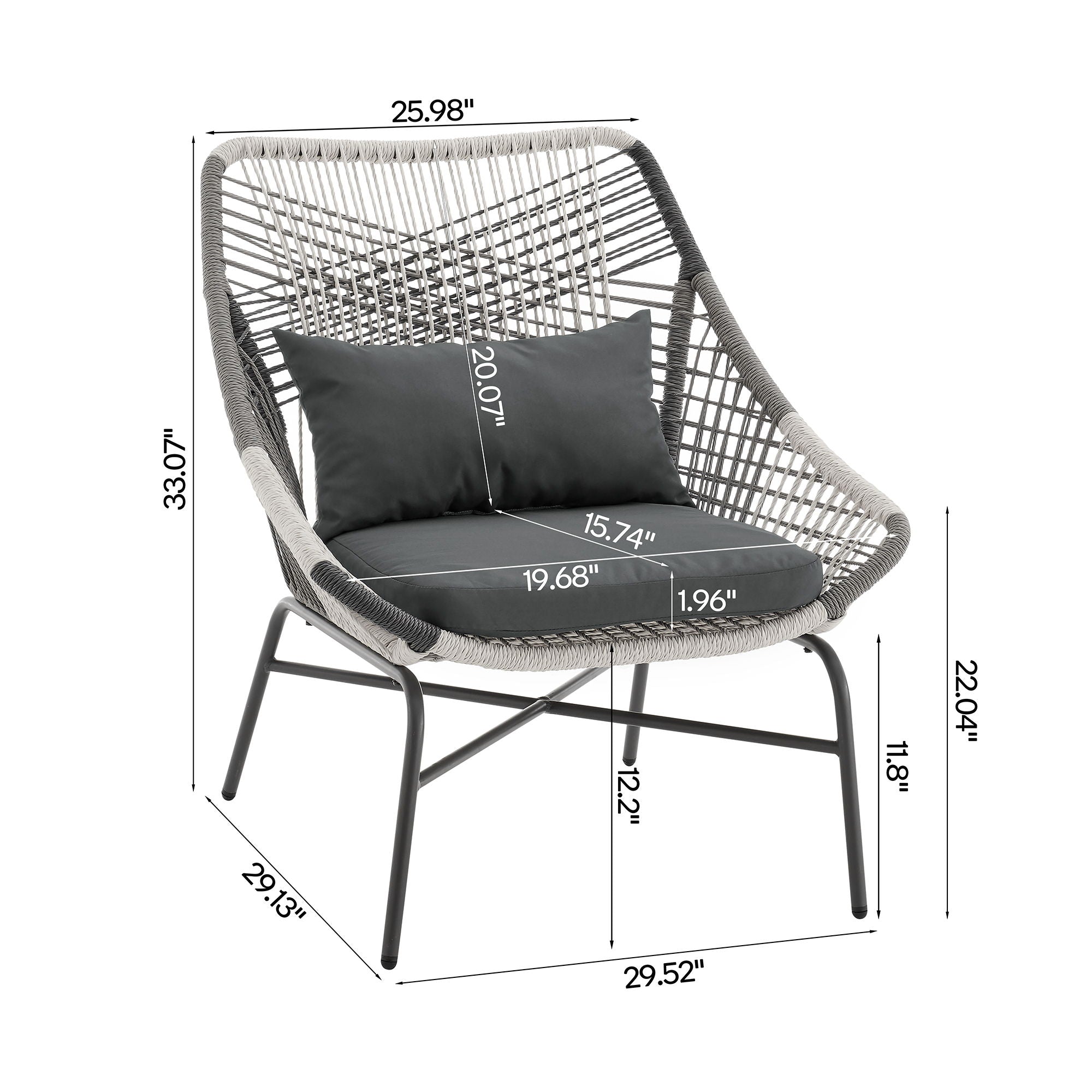 Ashland - 5 Piece Outdoor Conversation Set