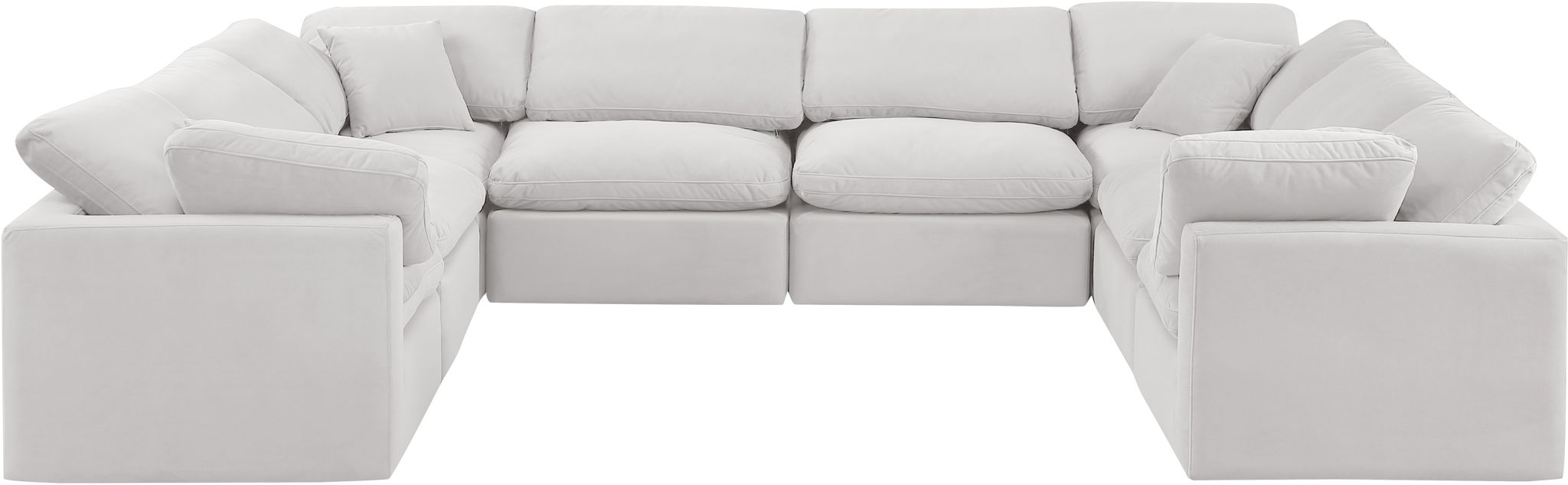 Indulge - Velvet 8 Piece Modular Sectional