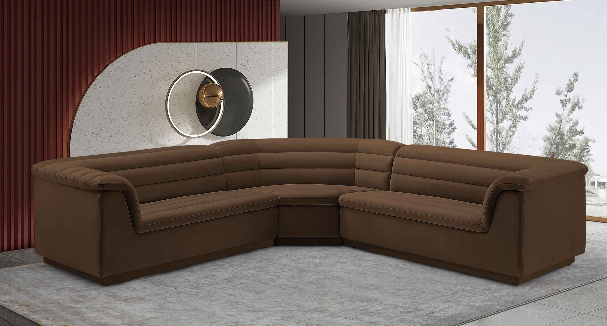 Cascade - Velvet Modular Sectional