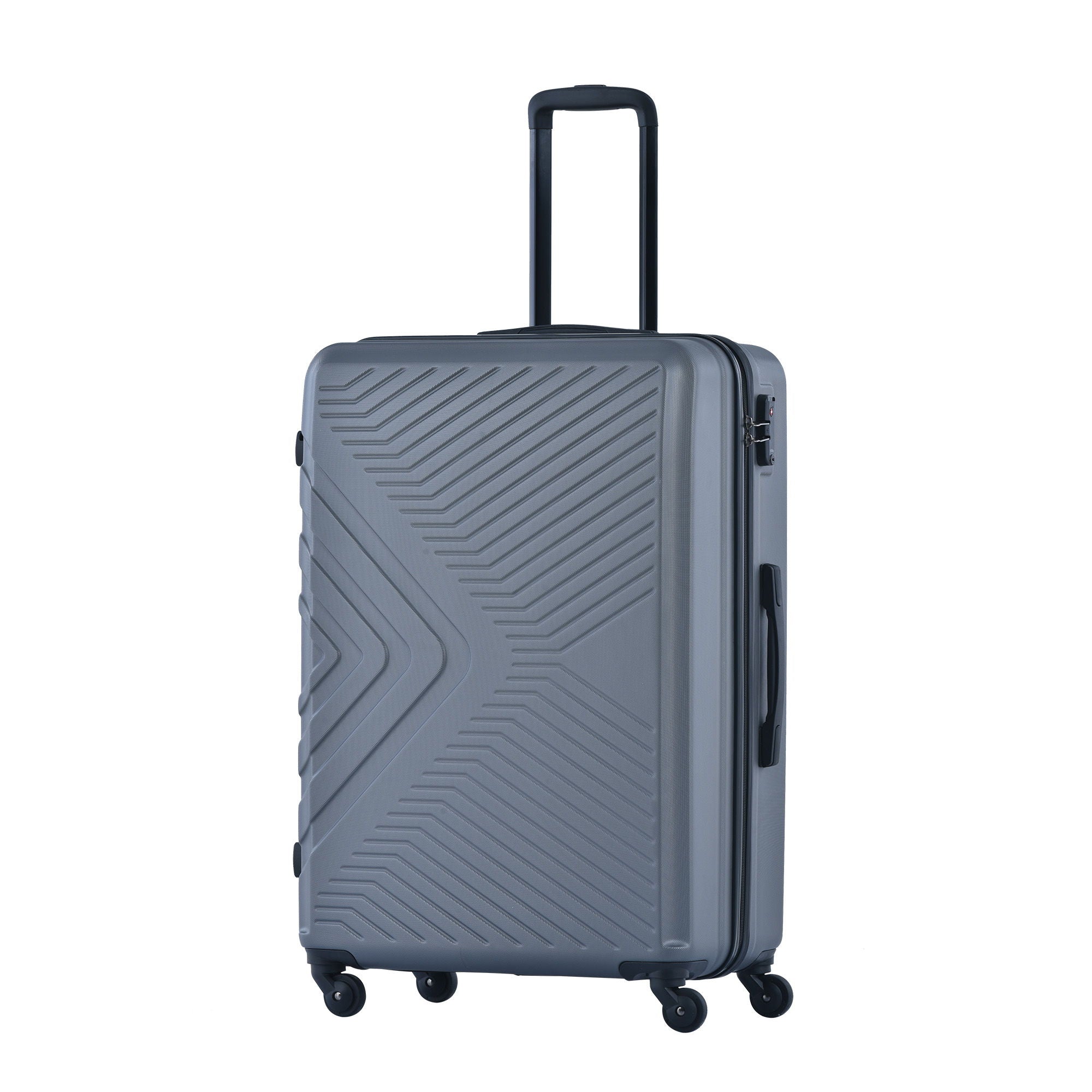 3 Piece Luggage Sets Lightweight Suitcase With Two Hooks, Spinner Wheels, Tsa Lock, Durable Hard Shell