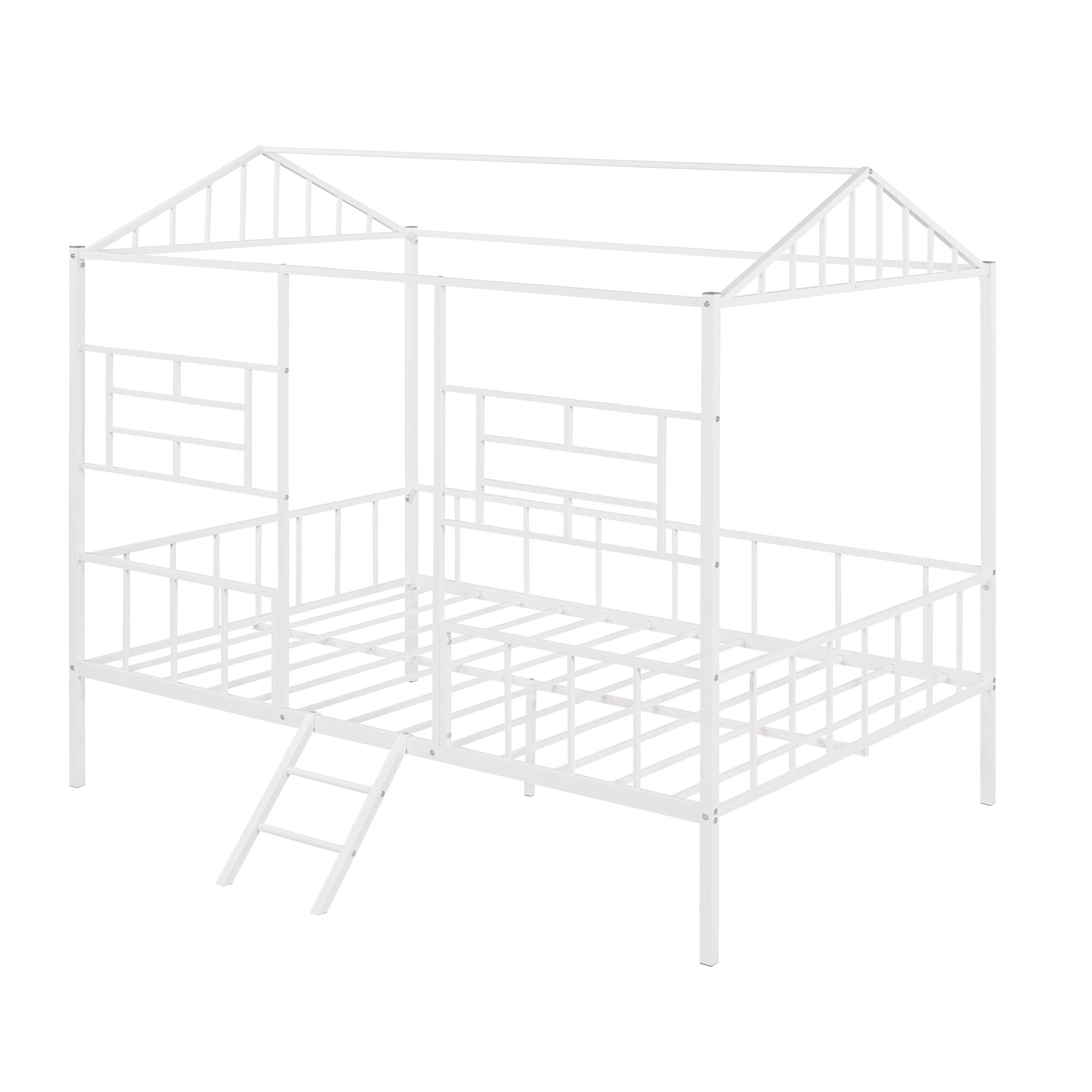House Bed Frame With Slatted Support, No Box Spring Needed