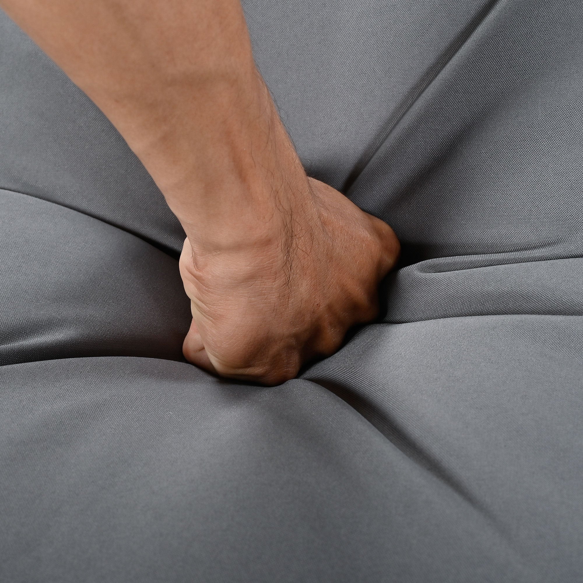 U_Style Outdoor Patio Sunbed with Curtains