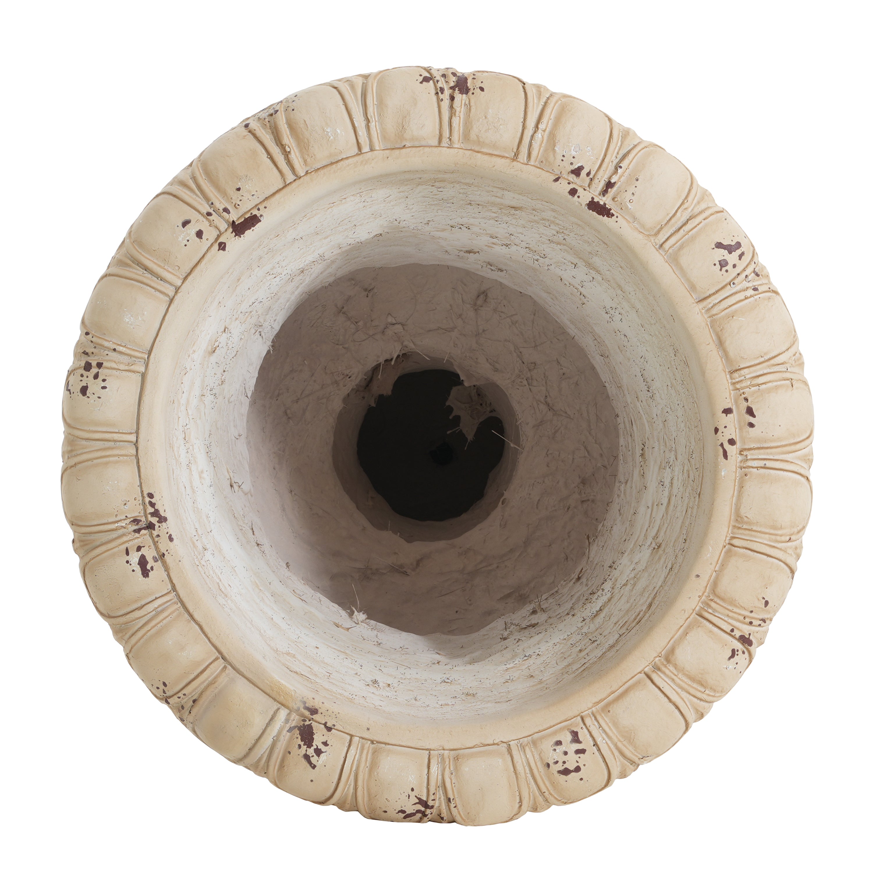 Garden Urn, Antique White, 27" H