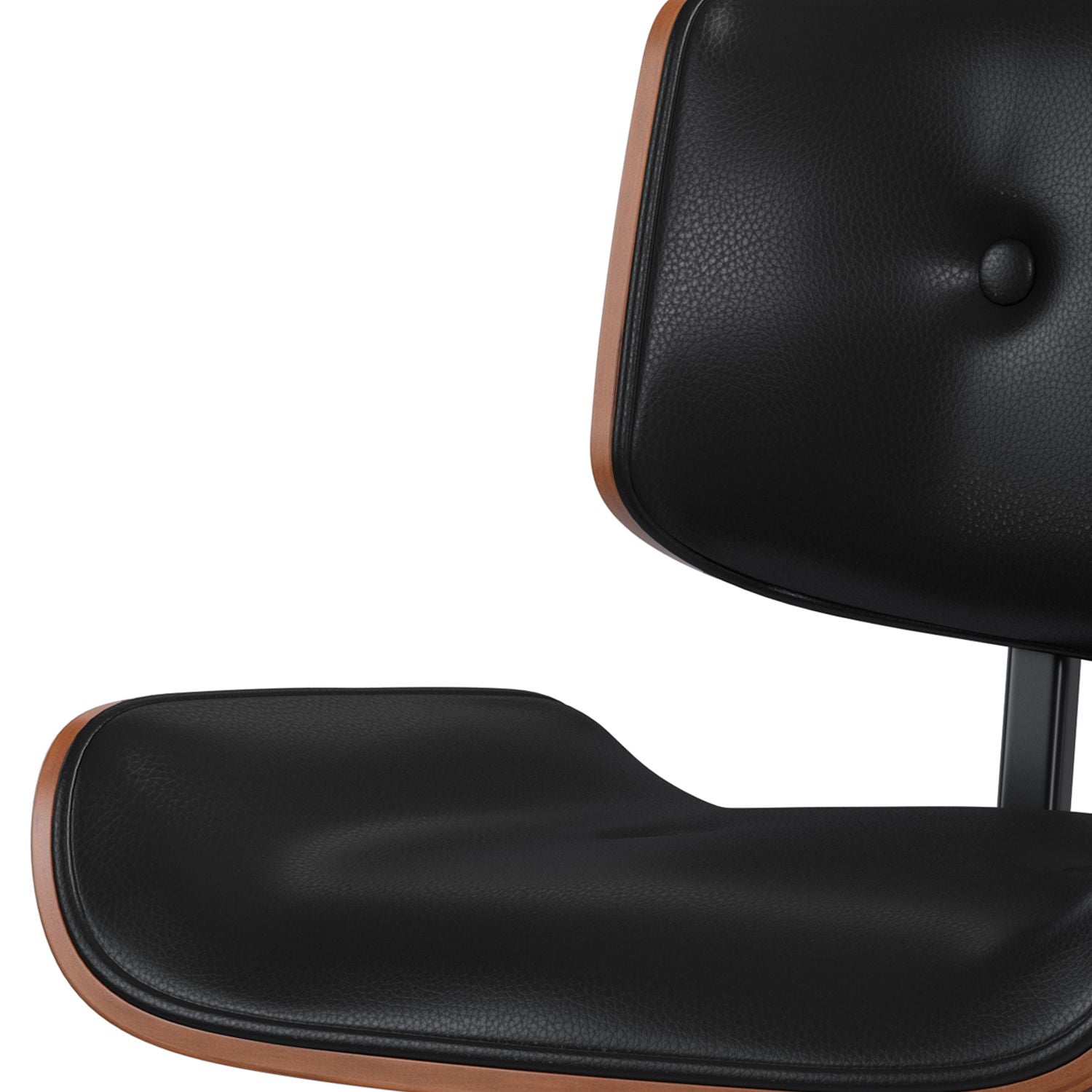 Holland - Adjustable Swivel Bar Stool - Black - Best Buy Furniture