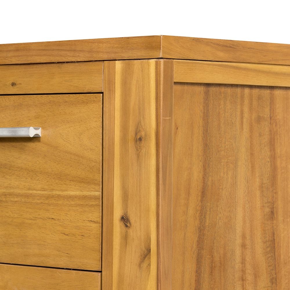 Nightstand - Natural Wood / Brown