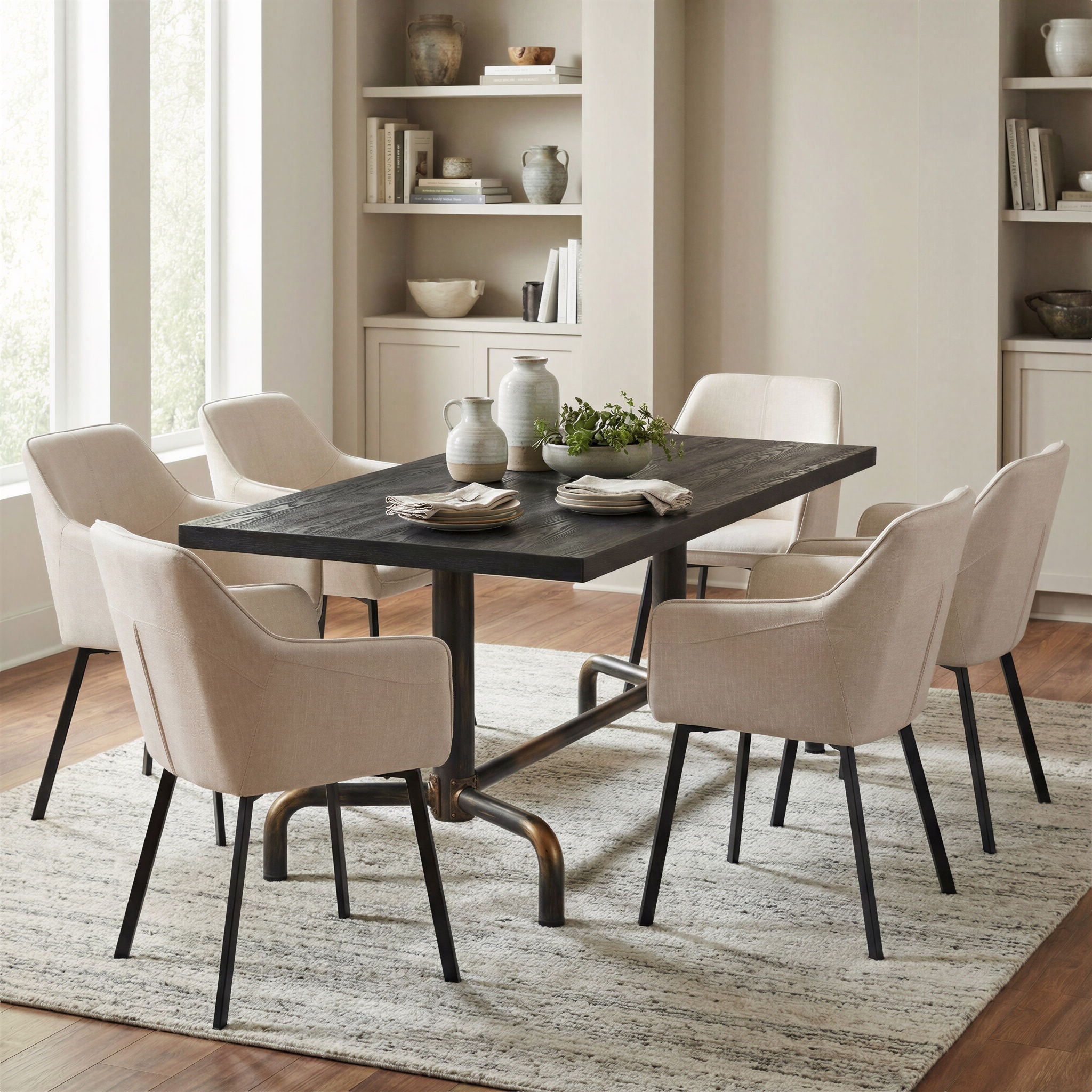 Neum - Dining Table - Black