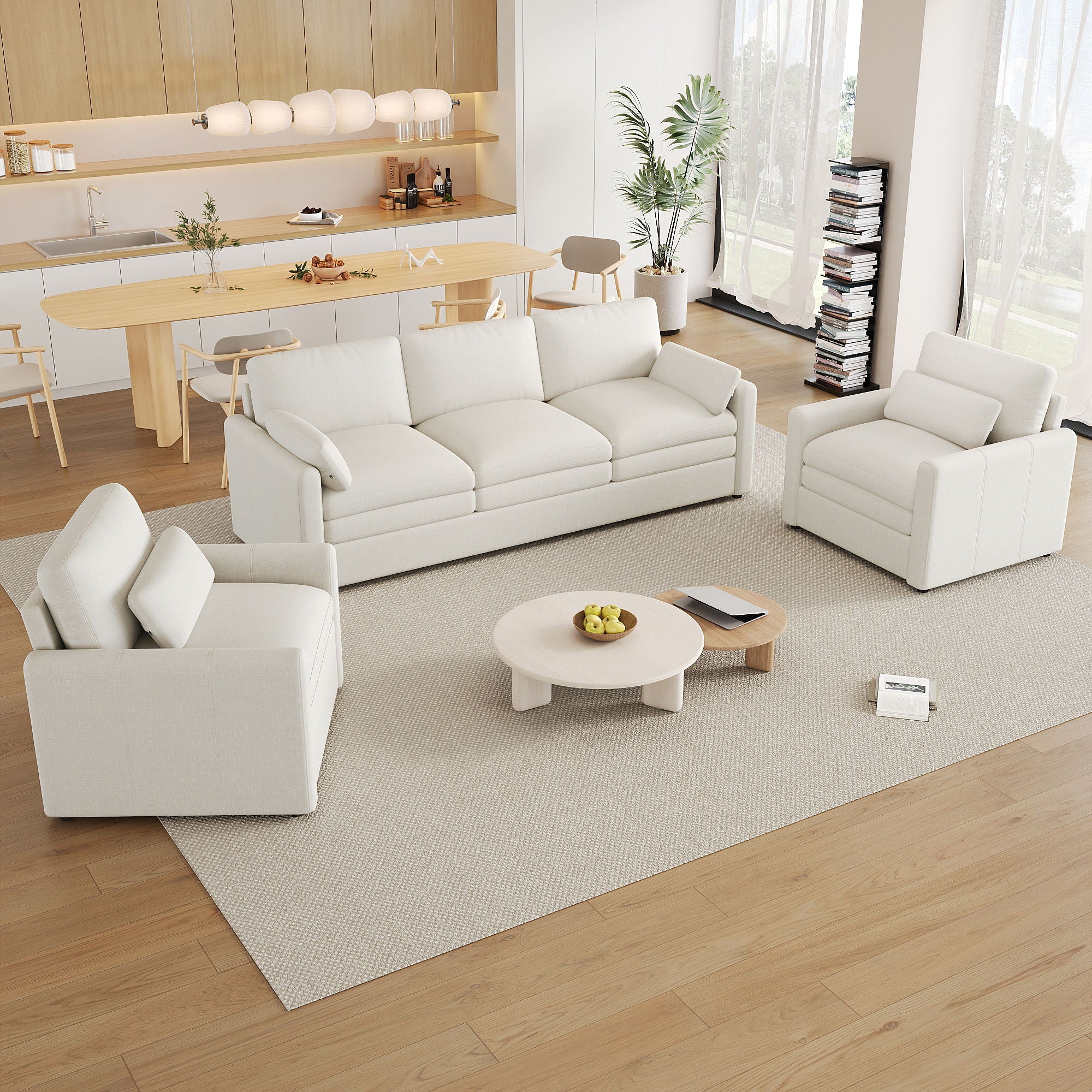 Cloud Sofa Set Couch For Living Room
