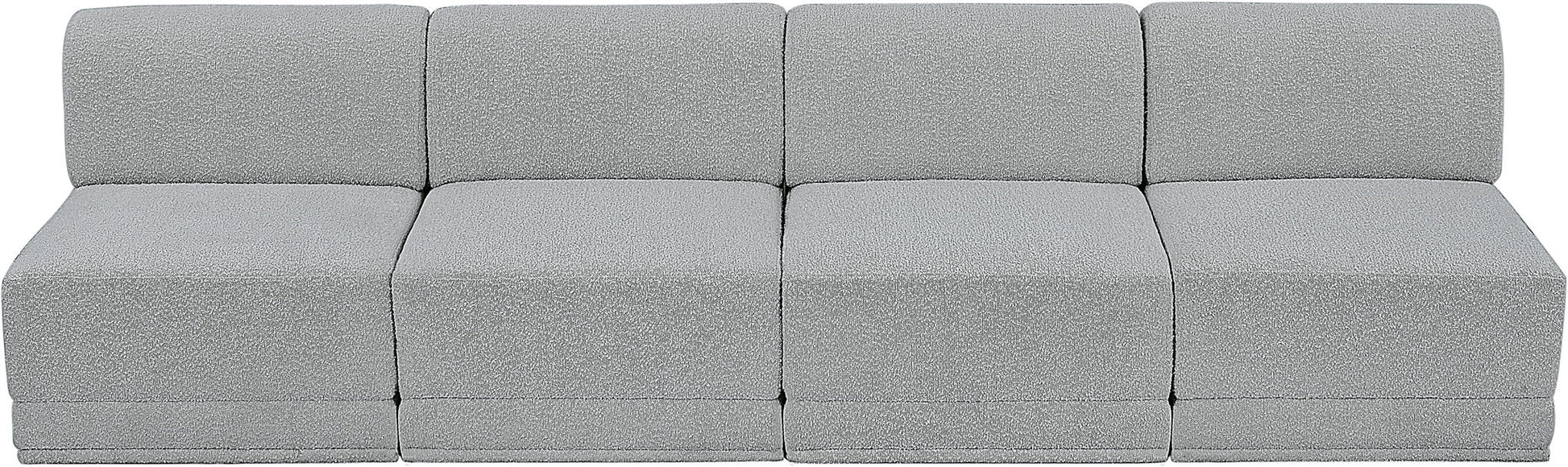 Ollie - 4 Seat Armless Modular Sofa - Best Buy Furniture
