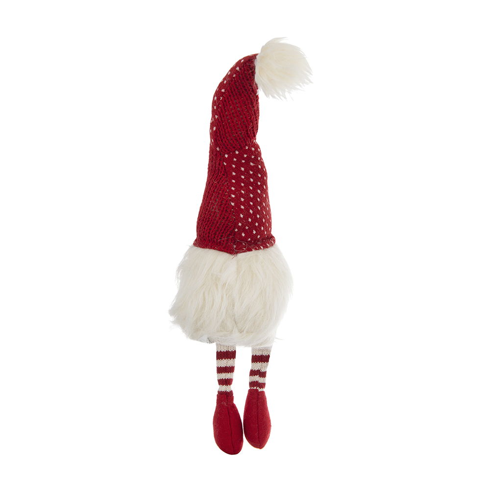 Christmas Gnomes Decorations, Christmas Table Home Ornaments For Holiday Party Gifts (Set of 2) - White / Red