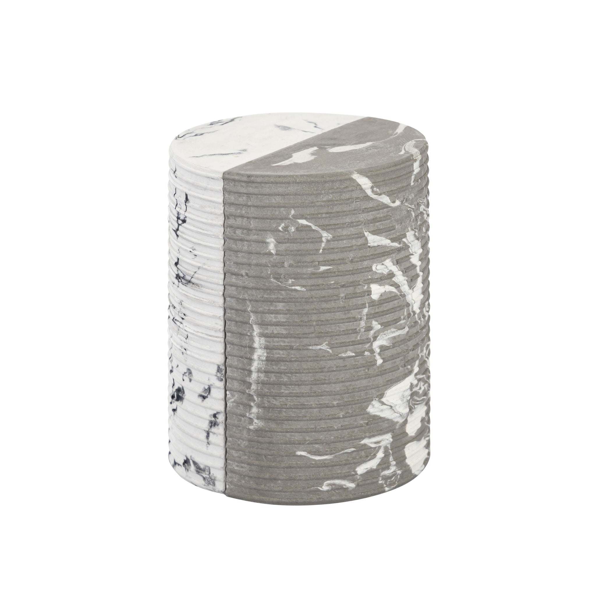 Terra - Concrete Bookends - Gray / White