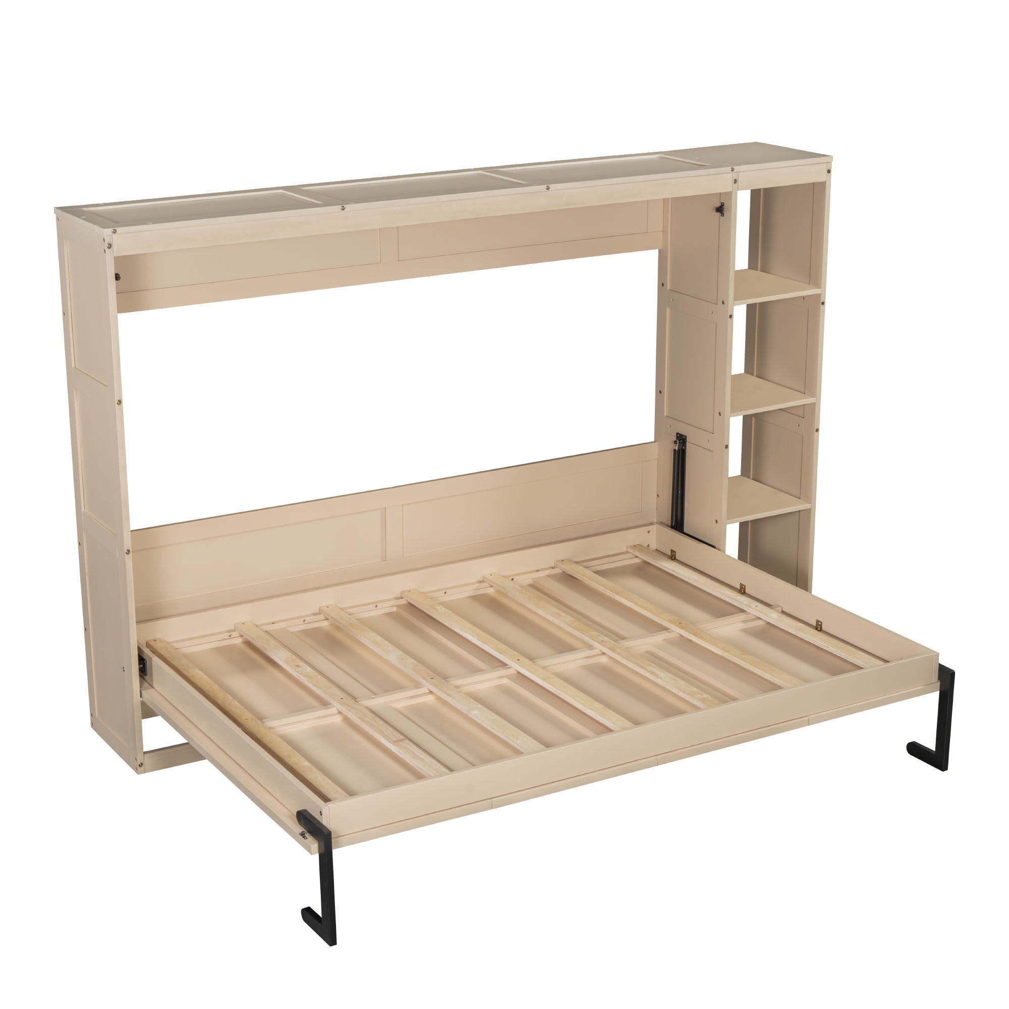 Murphy Bed With Bookshelf And Storage