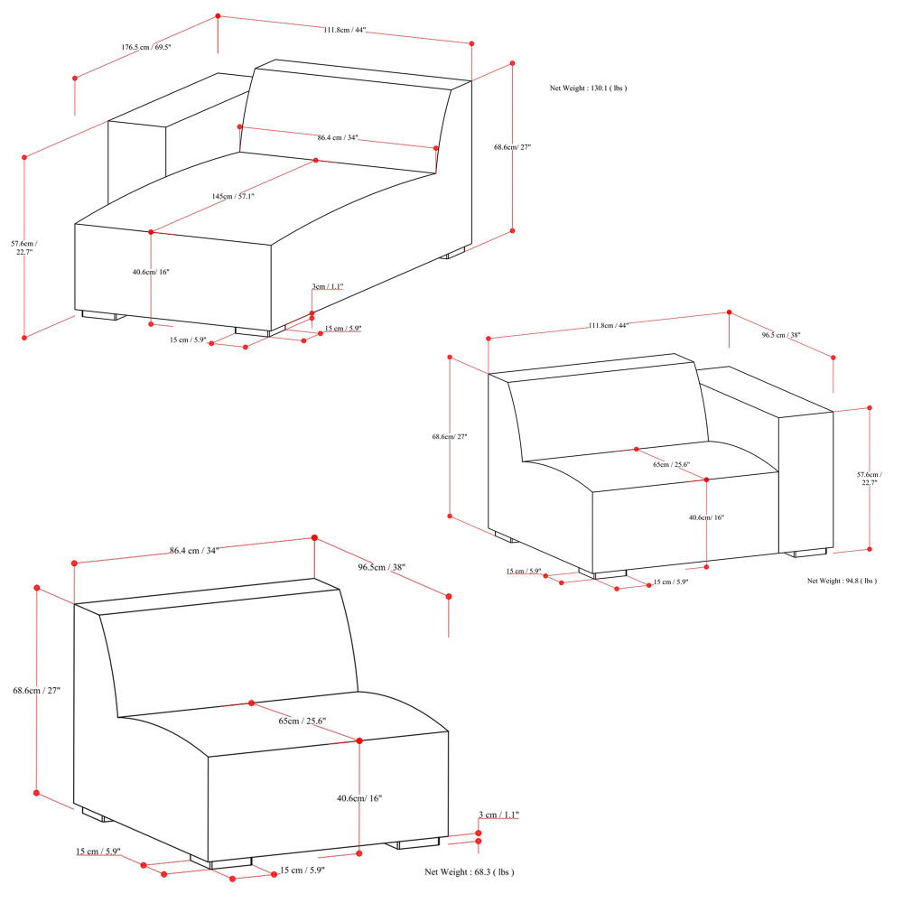 Rex - Handcrafted Sectional Sofa - Best Buy Furniture