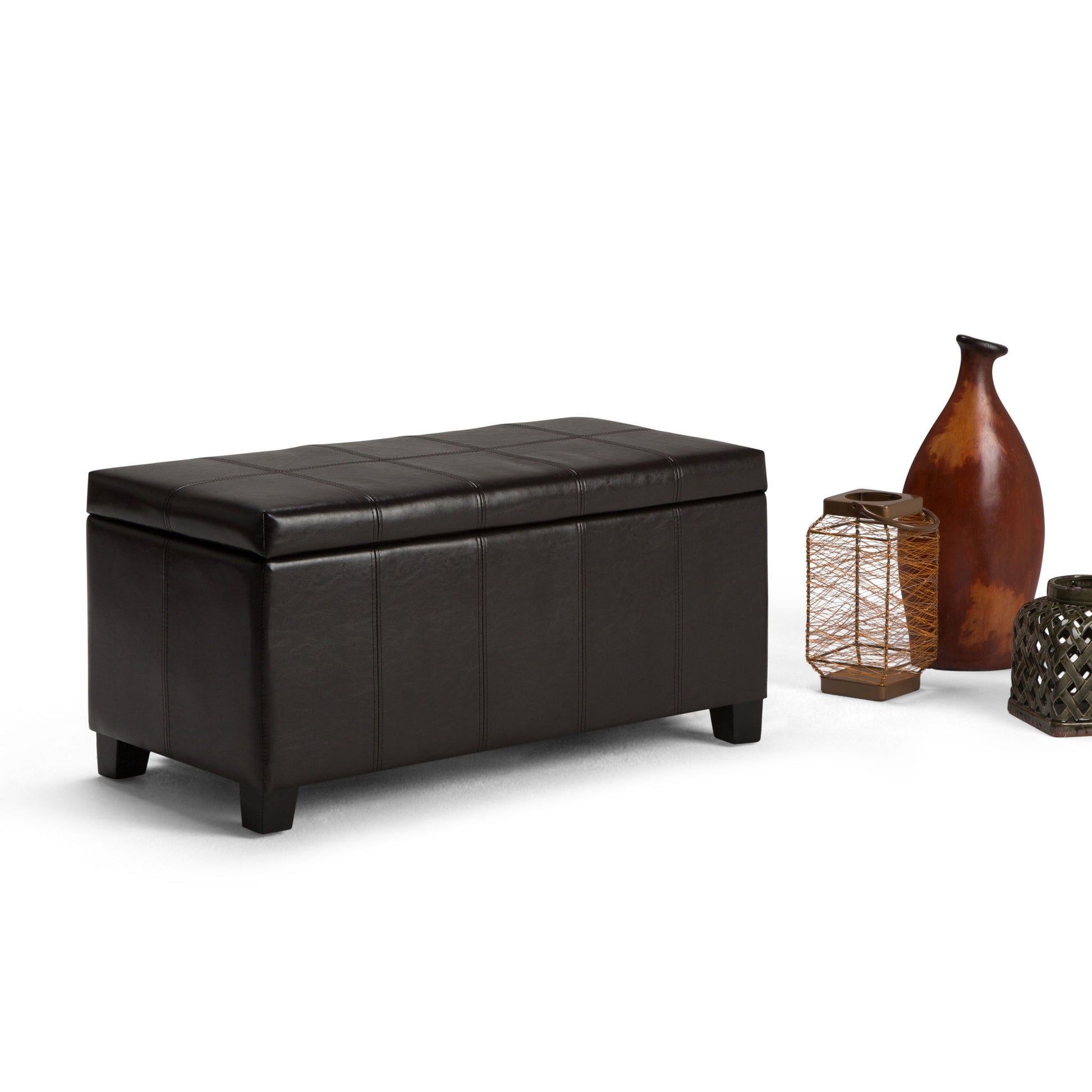 Dover - Multifunctional Storage Ottoman Bench - Best Buy Furniture