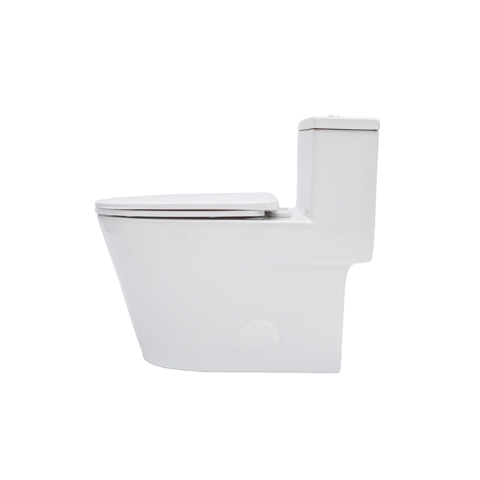 1 Piece Toilet For Bathroom, Dual Flush 1.24 / 1.43 Gpf, Soft Closing Seat - White