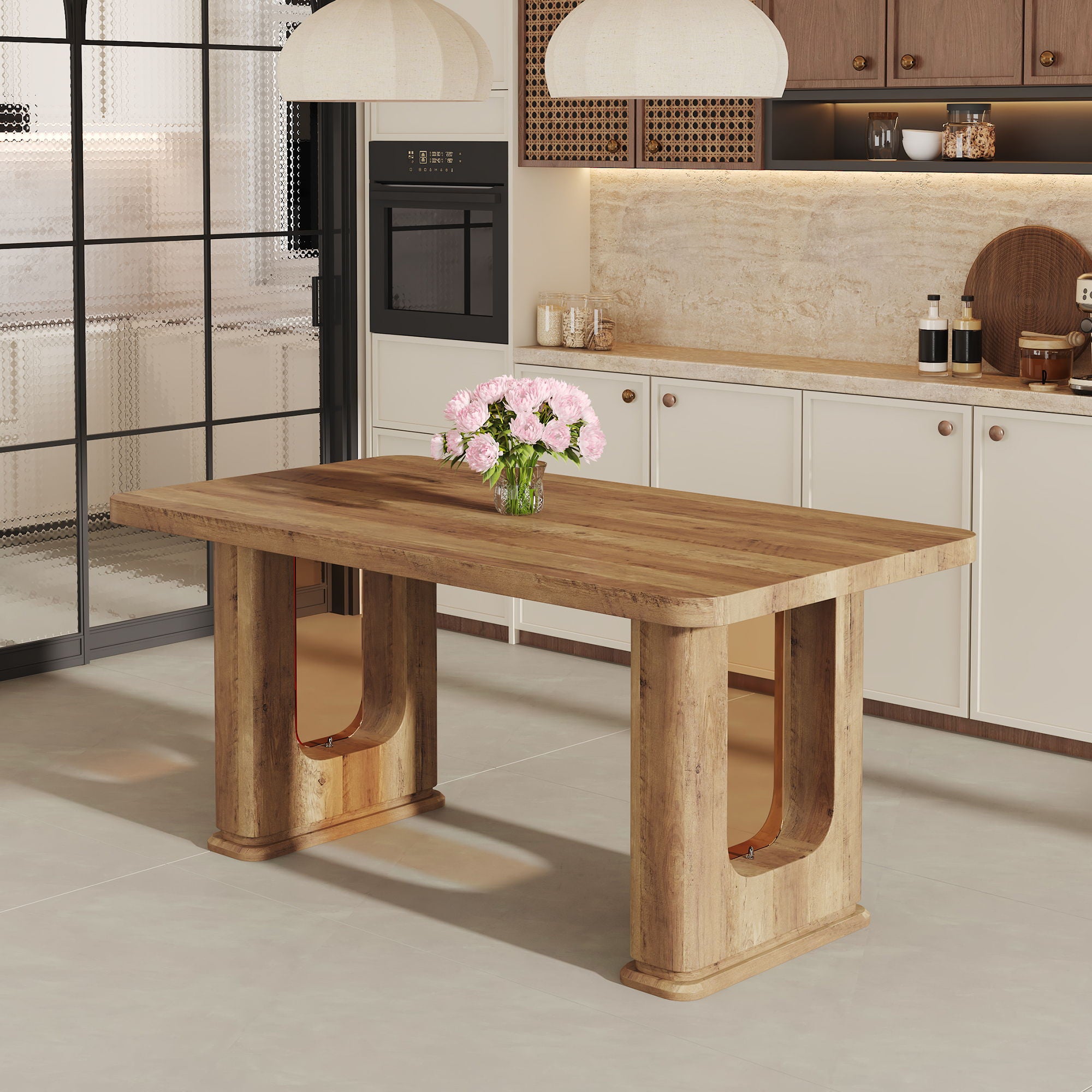 Stylish Versatile Textured Dining Table