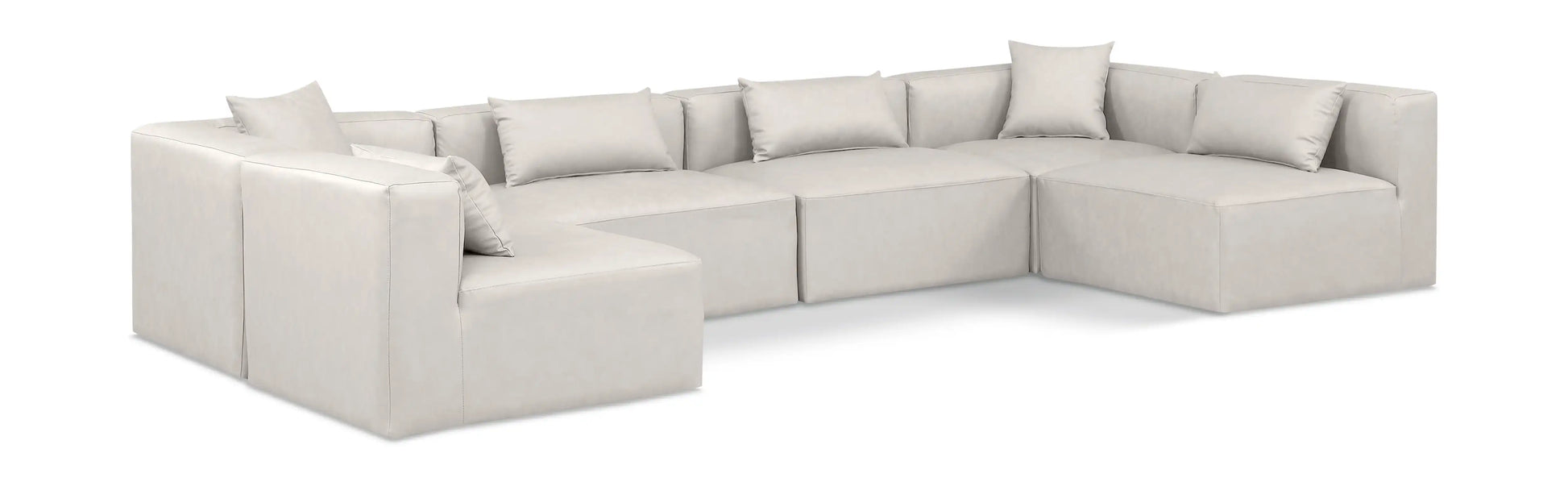 Cube - 6 Piece Modular Armless Sectional - Best Buy Furniture