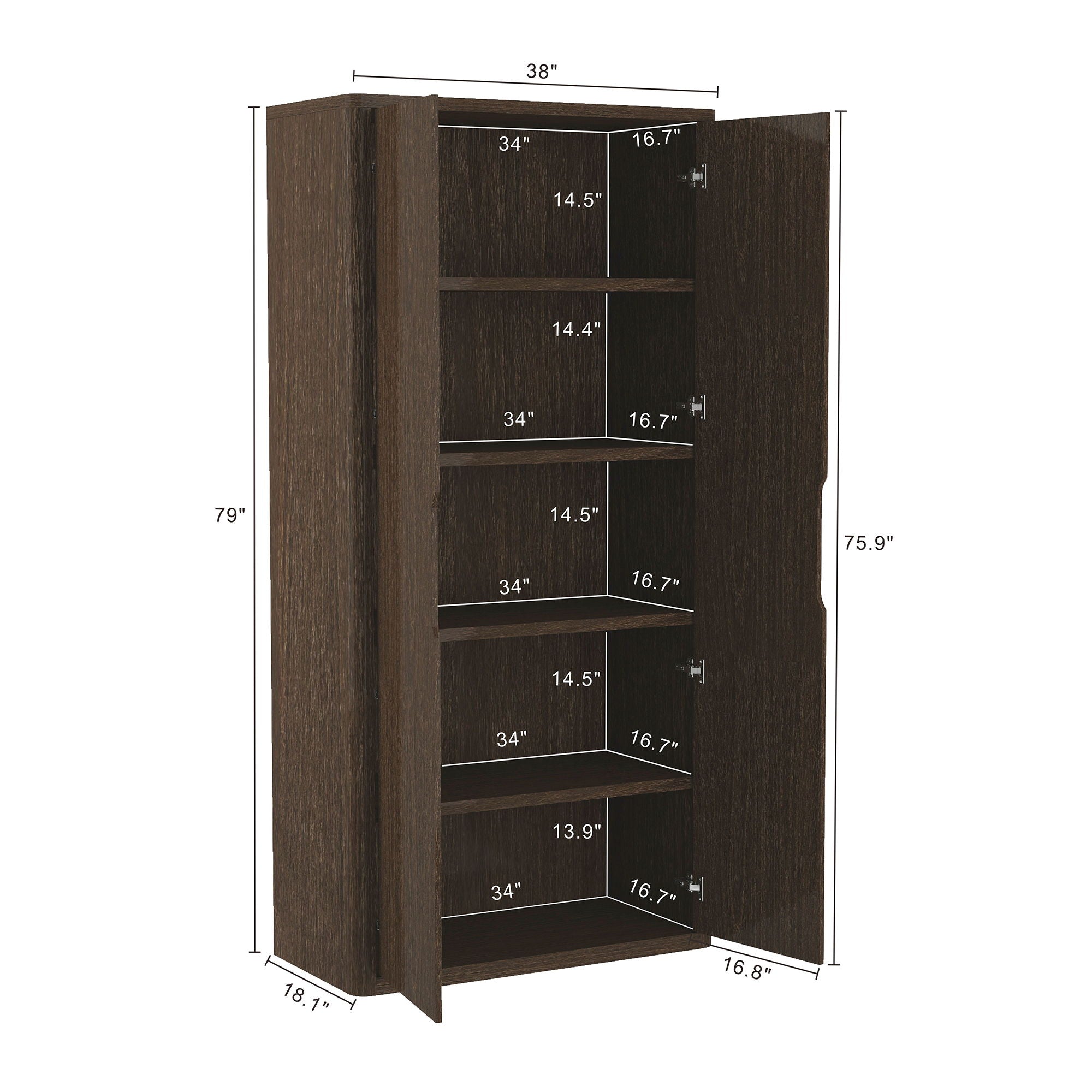 Rivington - Bookcase Cabinet