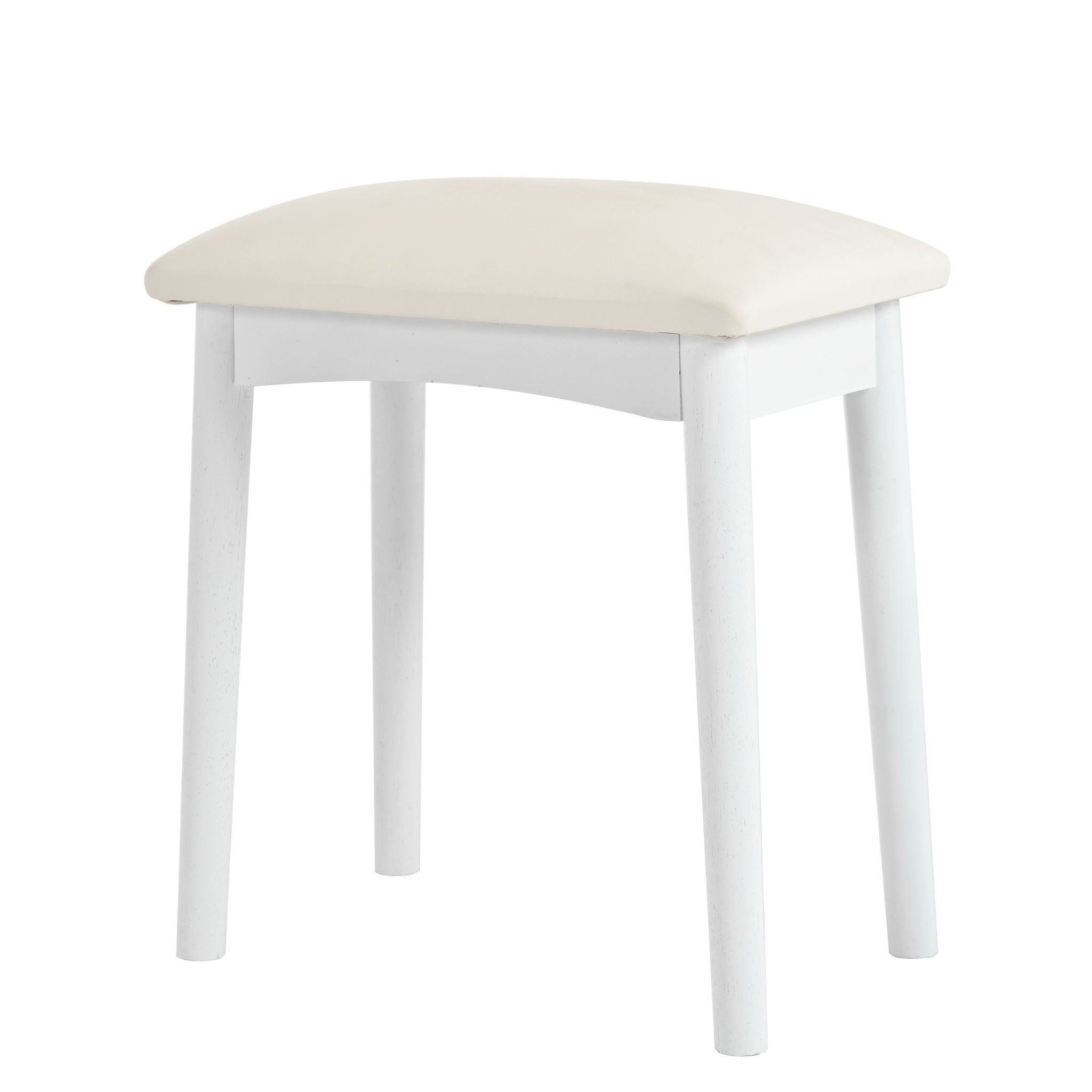 Modern Corner Makeup Vanity Desk With Large Storage, LED Mirror & Stool, Adjustable Brightness, Space Saving - White - Best Buy Furniture