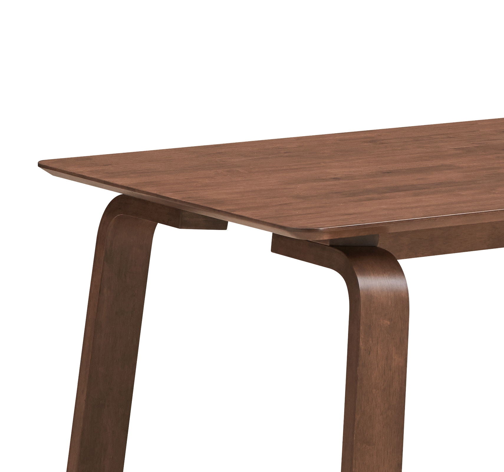Ginny - 5 Piece With Side Chairs Dining Room Set - Walnut
