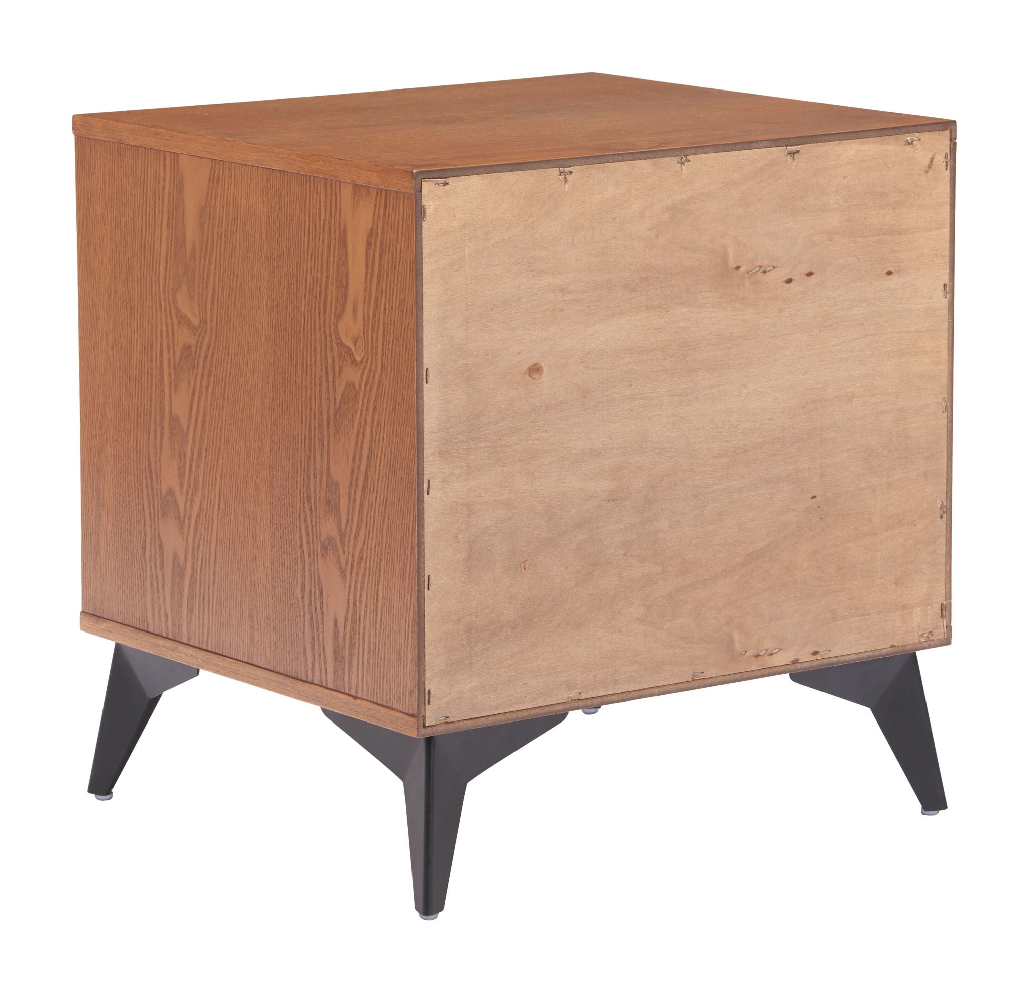 Zarif - Nightstand - Black / Walnut