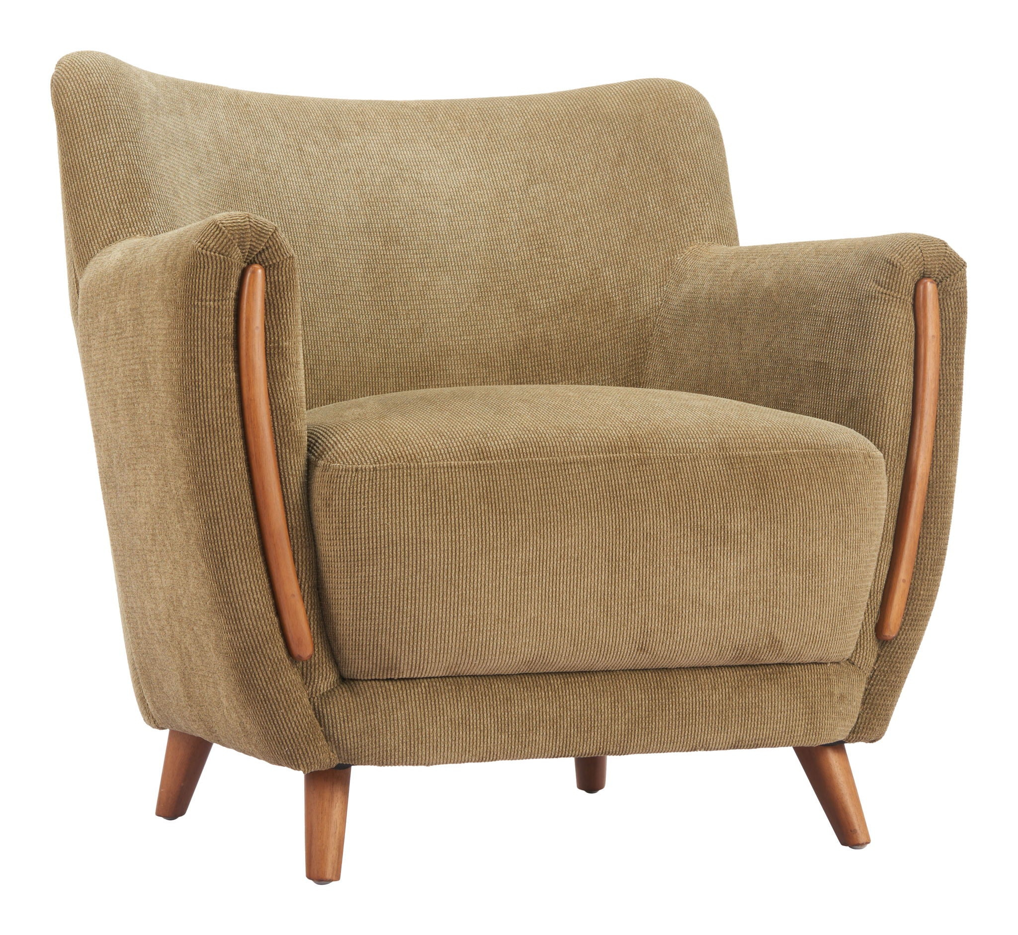 Hako - Accent Chair - Olive Green