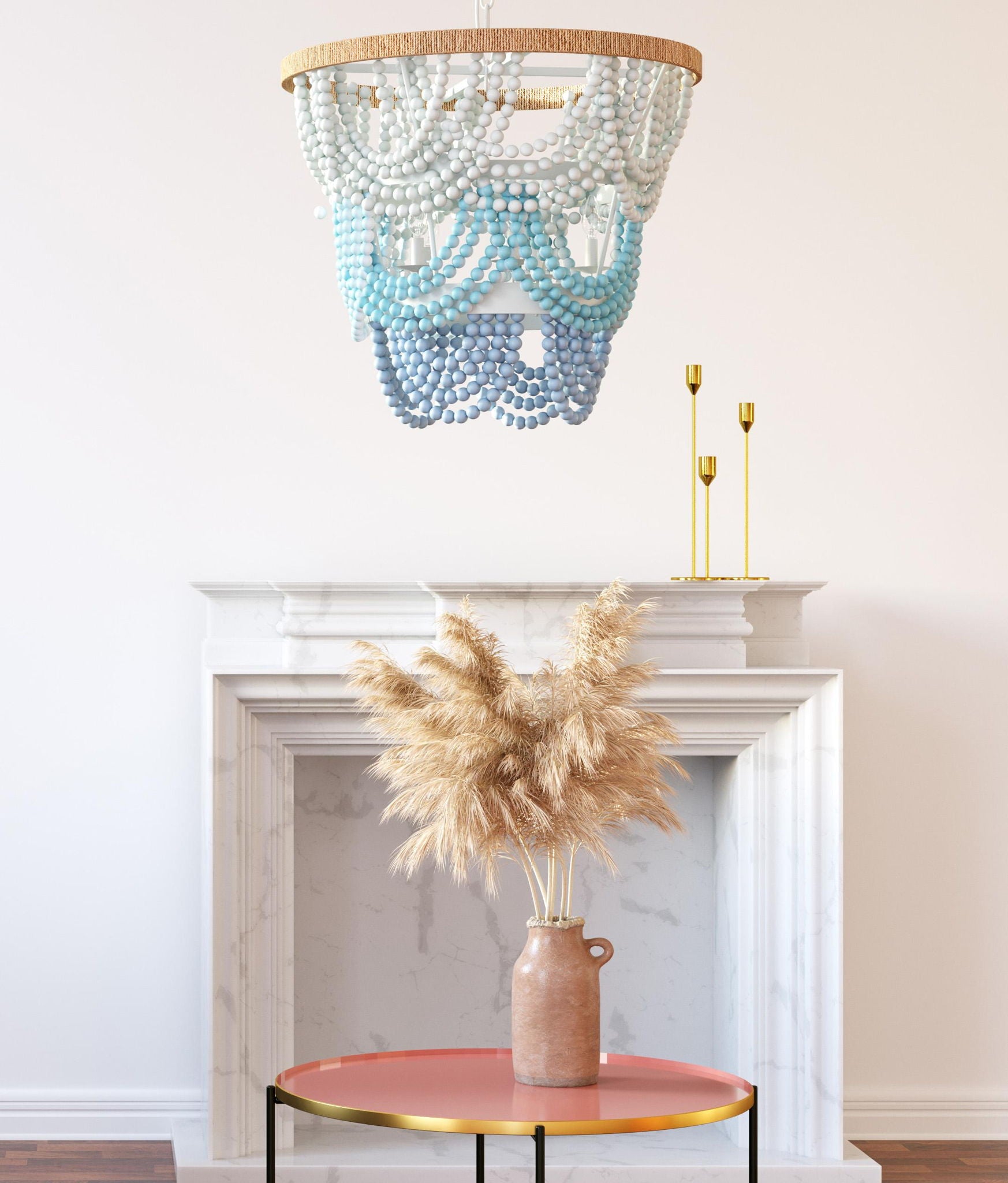Jade - Bead Chandelier