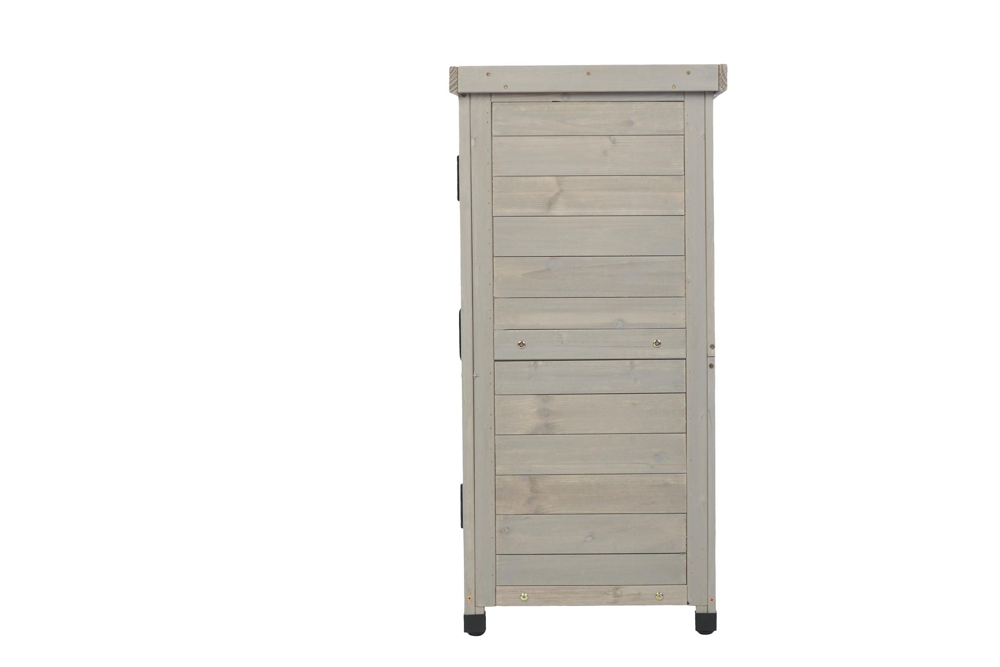Potting Bench With Storage Cabinet And Metal Table Top For Outdoor