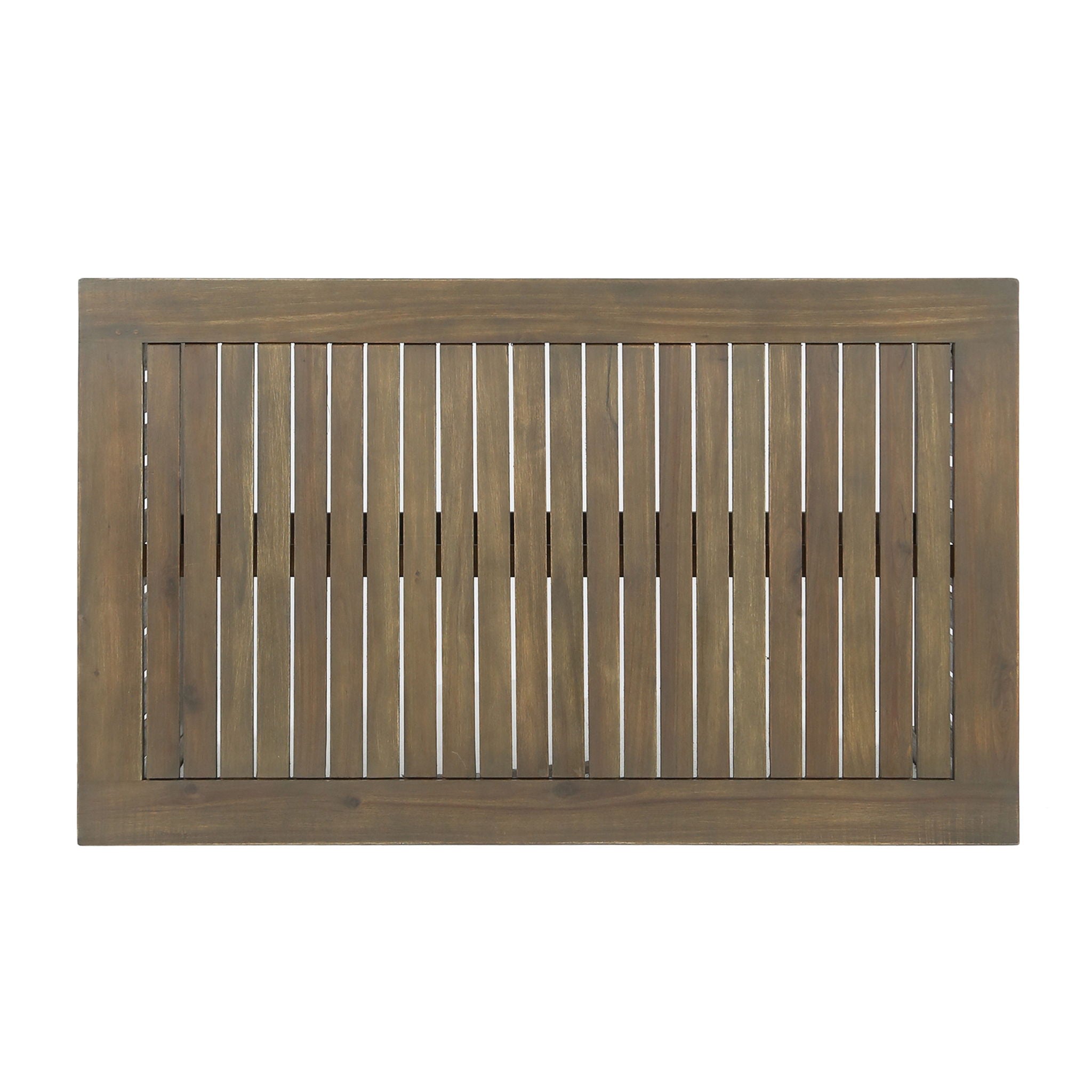 Acacia Wood Rectangular Patio Coffee Table For Outside