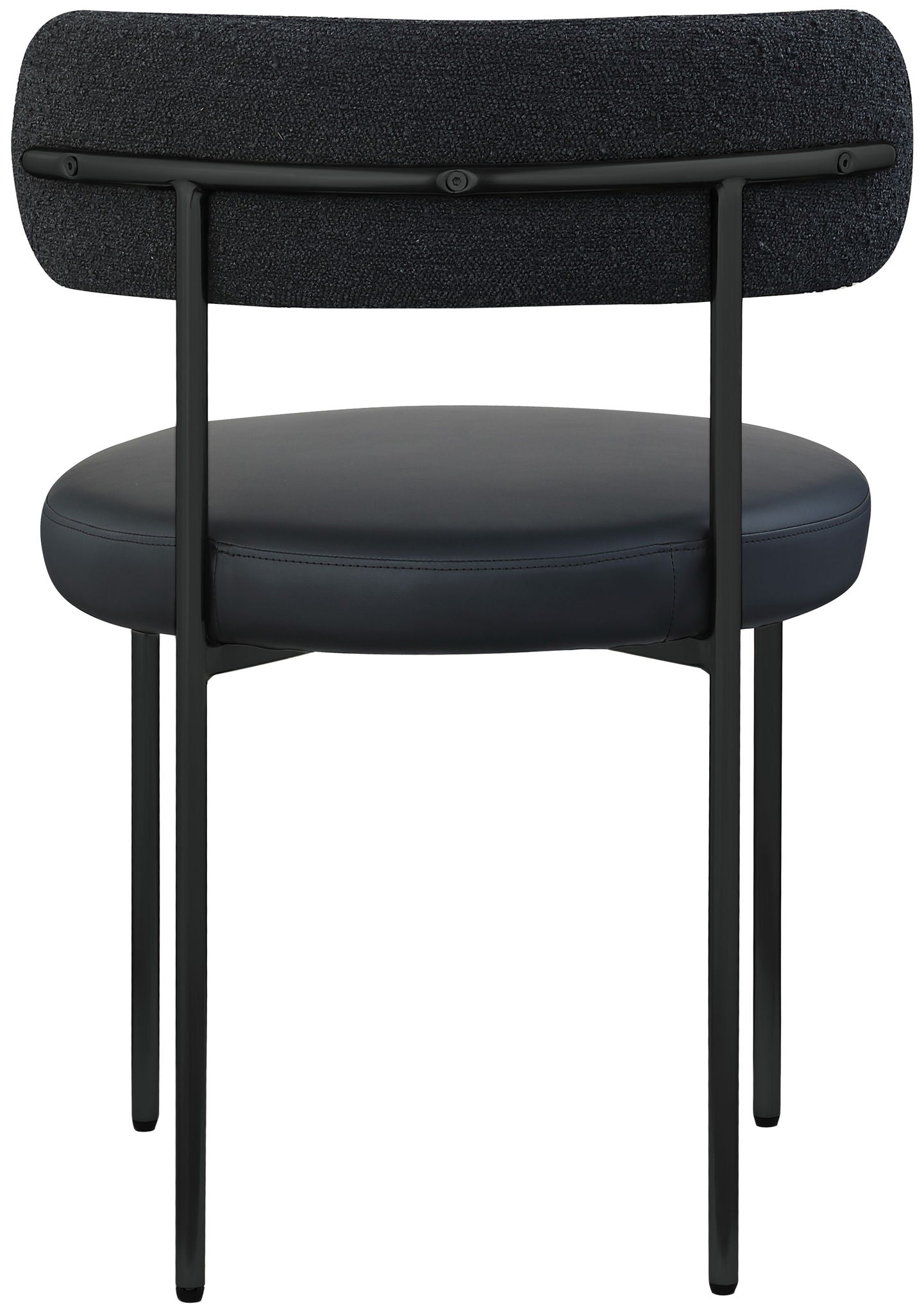 Beacon - Faux Leather Dining Chair With Black Legs (Set of 2)