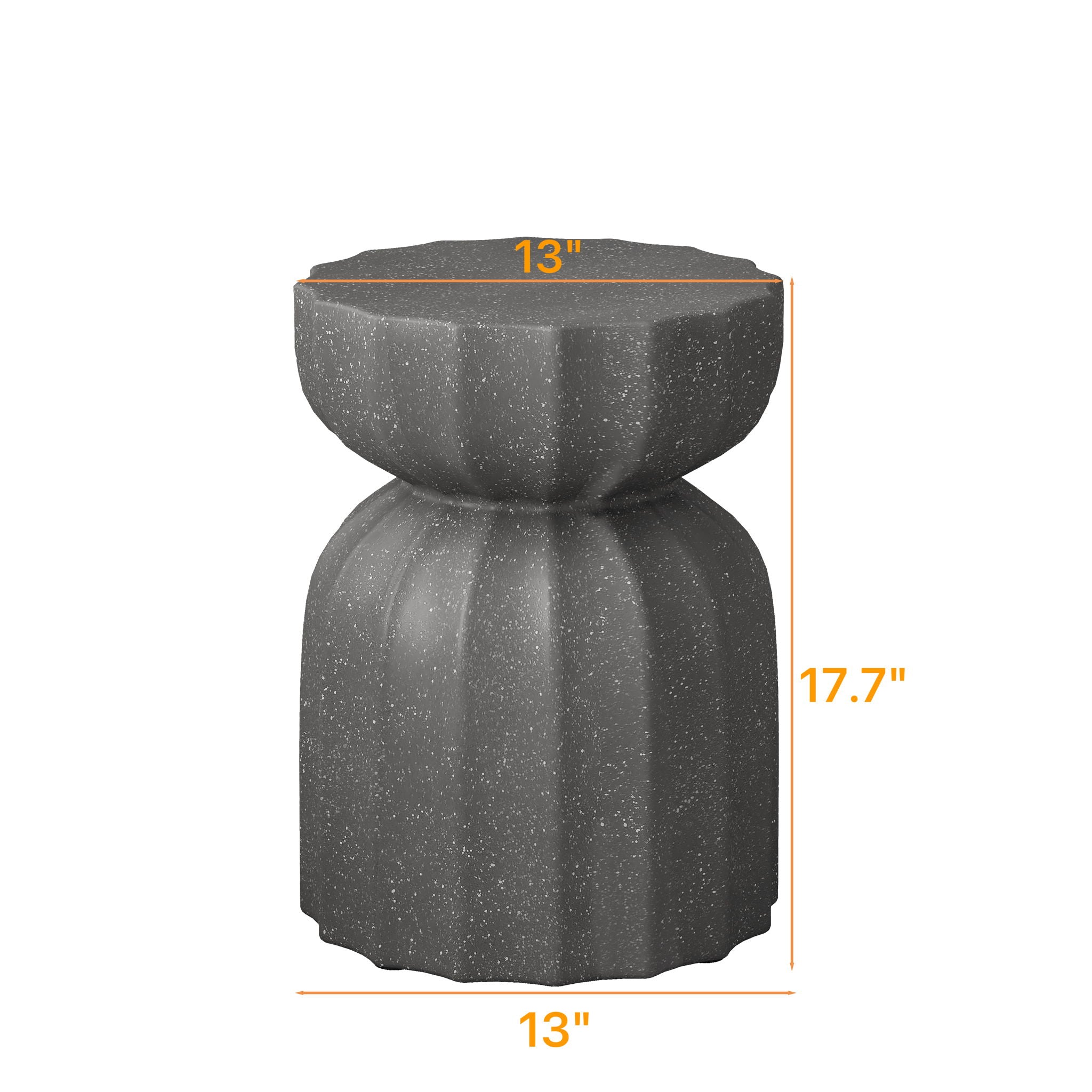 Outdoor And Indoor Waterproof Coffee Table (Set of 2) - Gray