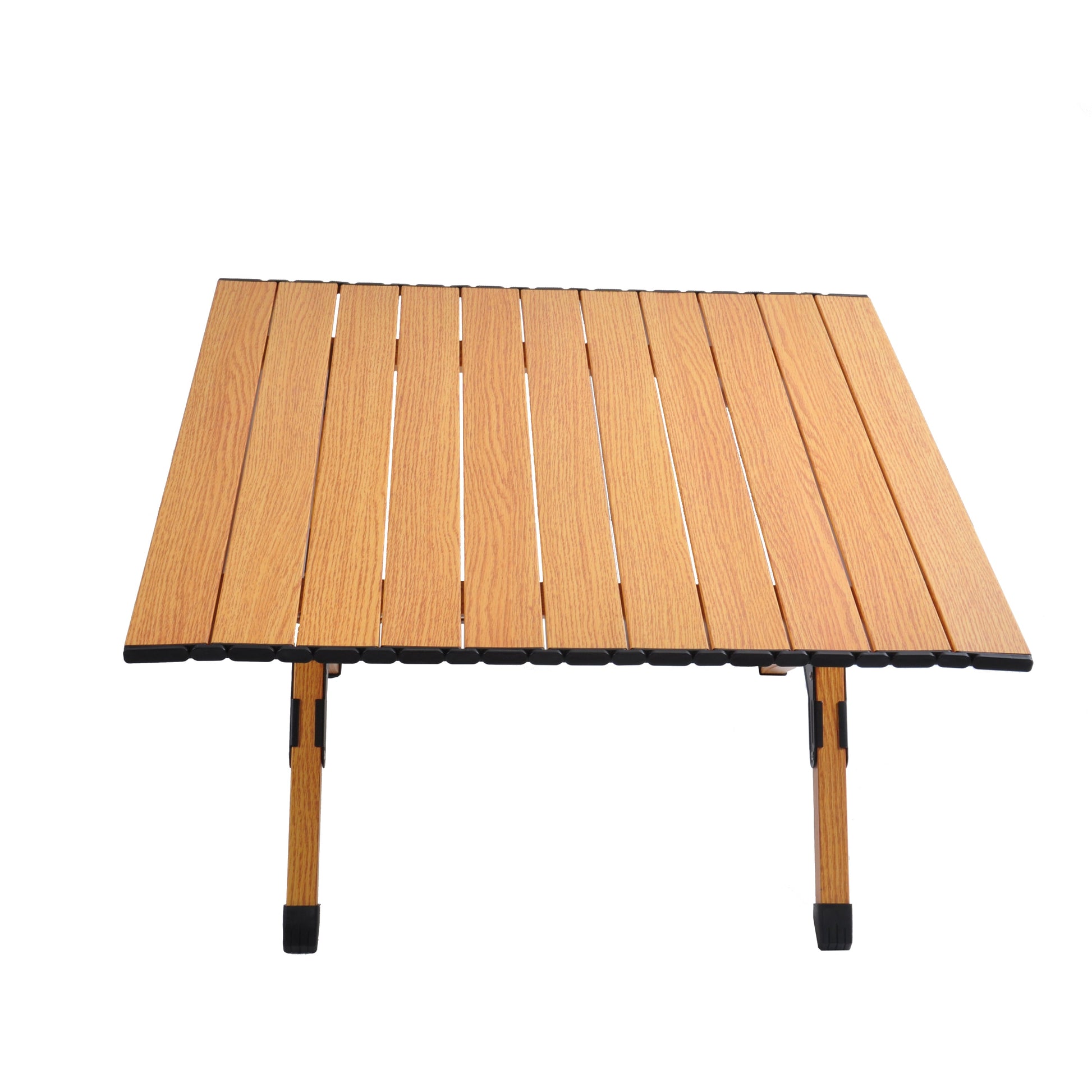 Portable picnic table, rollable aluminum alloy table top with folding solid X-shaped frame ZB1001MW - Best Buy Furniture