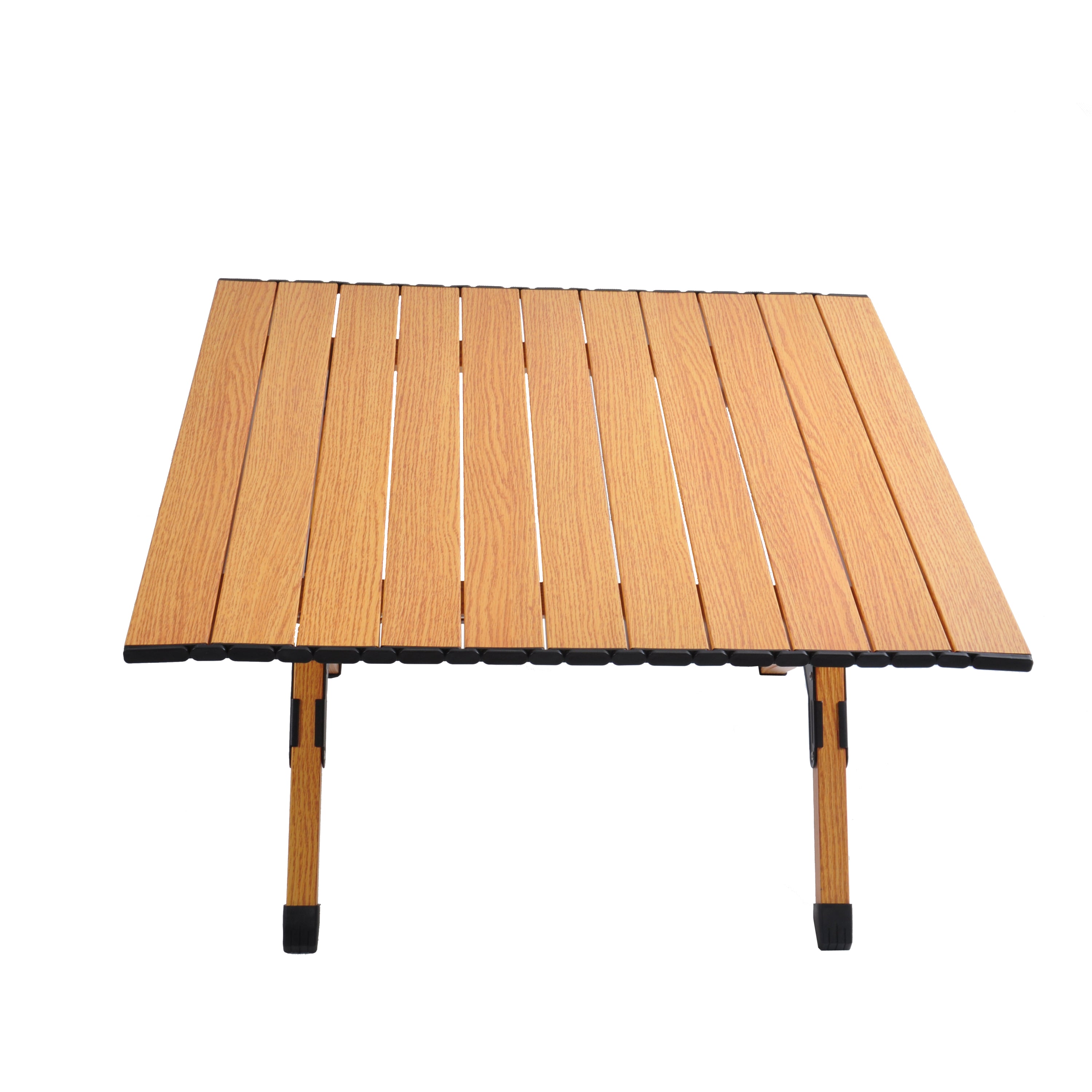 Portable picnic table, rollable aluminum alloy table top with folding solid X-shaped frame ZB1001MW - Best Buy Furniture