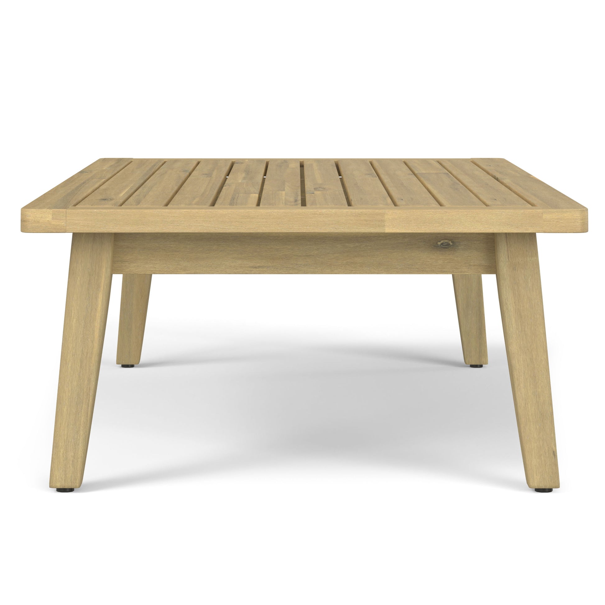 Palmetto - Outdoor Coffee Table - Light Teak - Best Buy Furniture