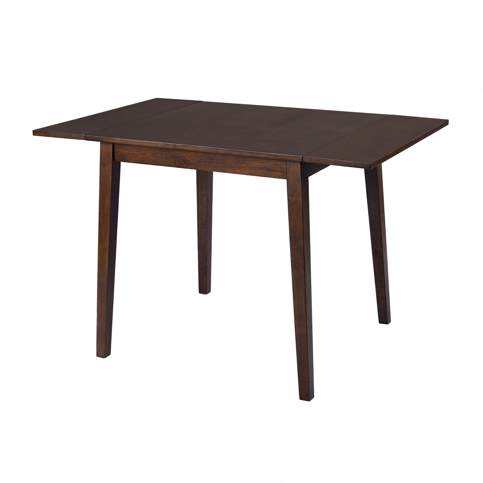 3 Piece Kitchen Dining Set With Drop Leaf Dining Table And 2 Dining Upholstered Chairs, Dining Room Set For Small Places - Brown - Best Buy Furniture