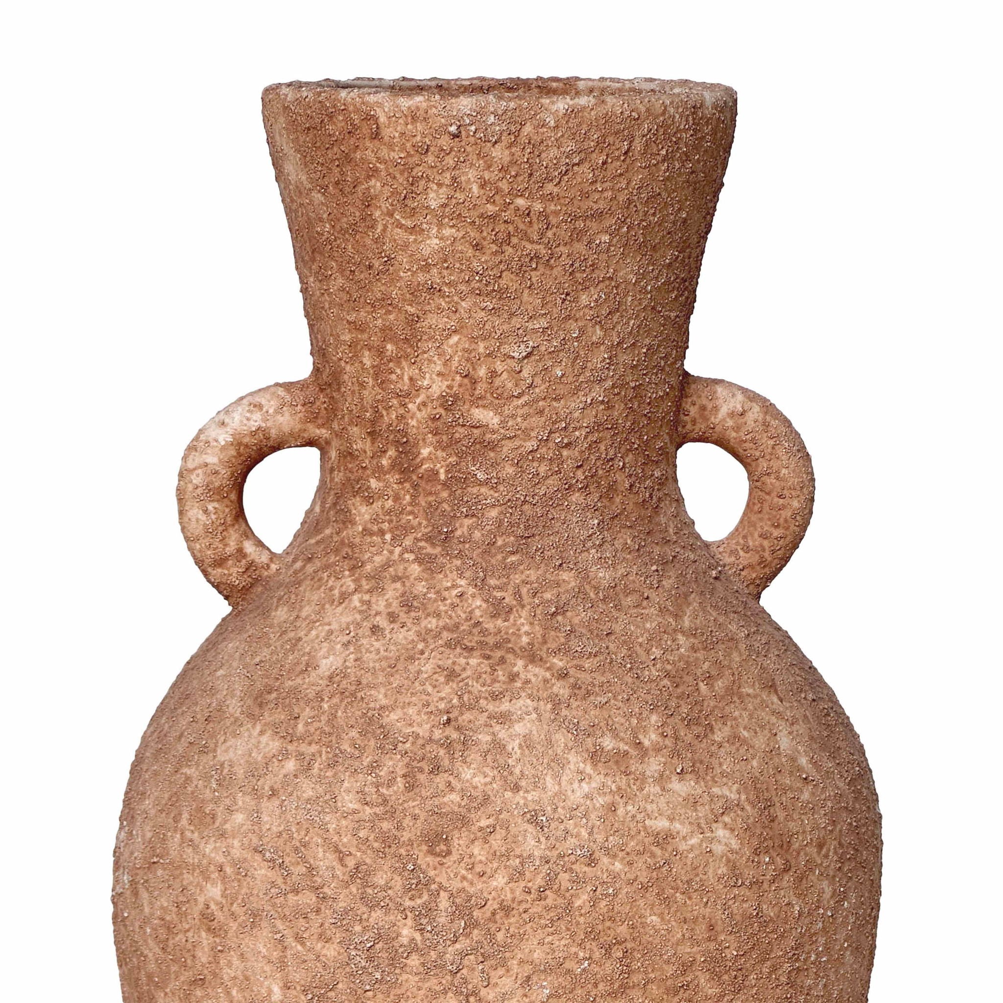 Earthenware - Roman Vase With Handles - Terracotta