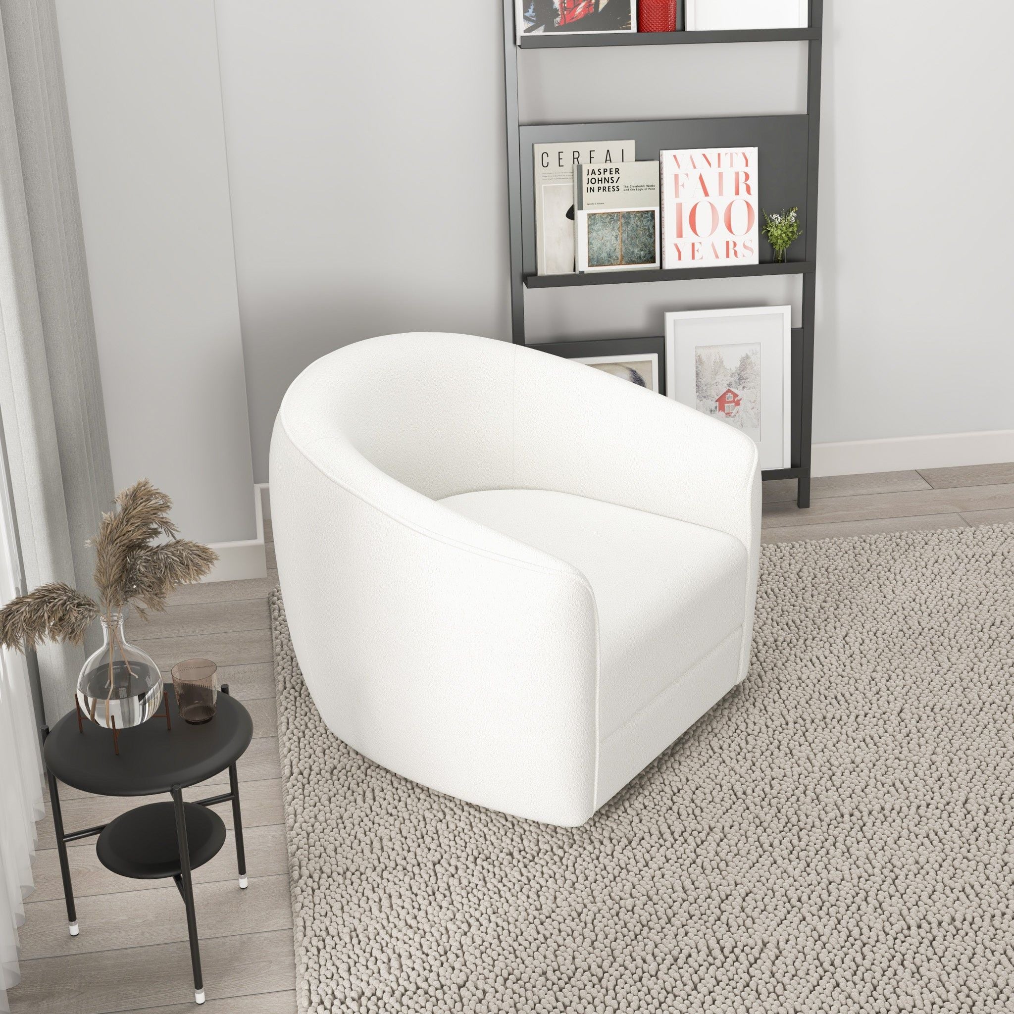 Elise - Mid-Century Modern Swivel Chair