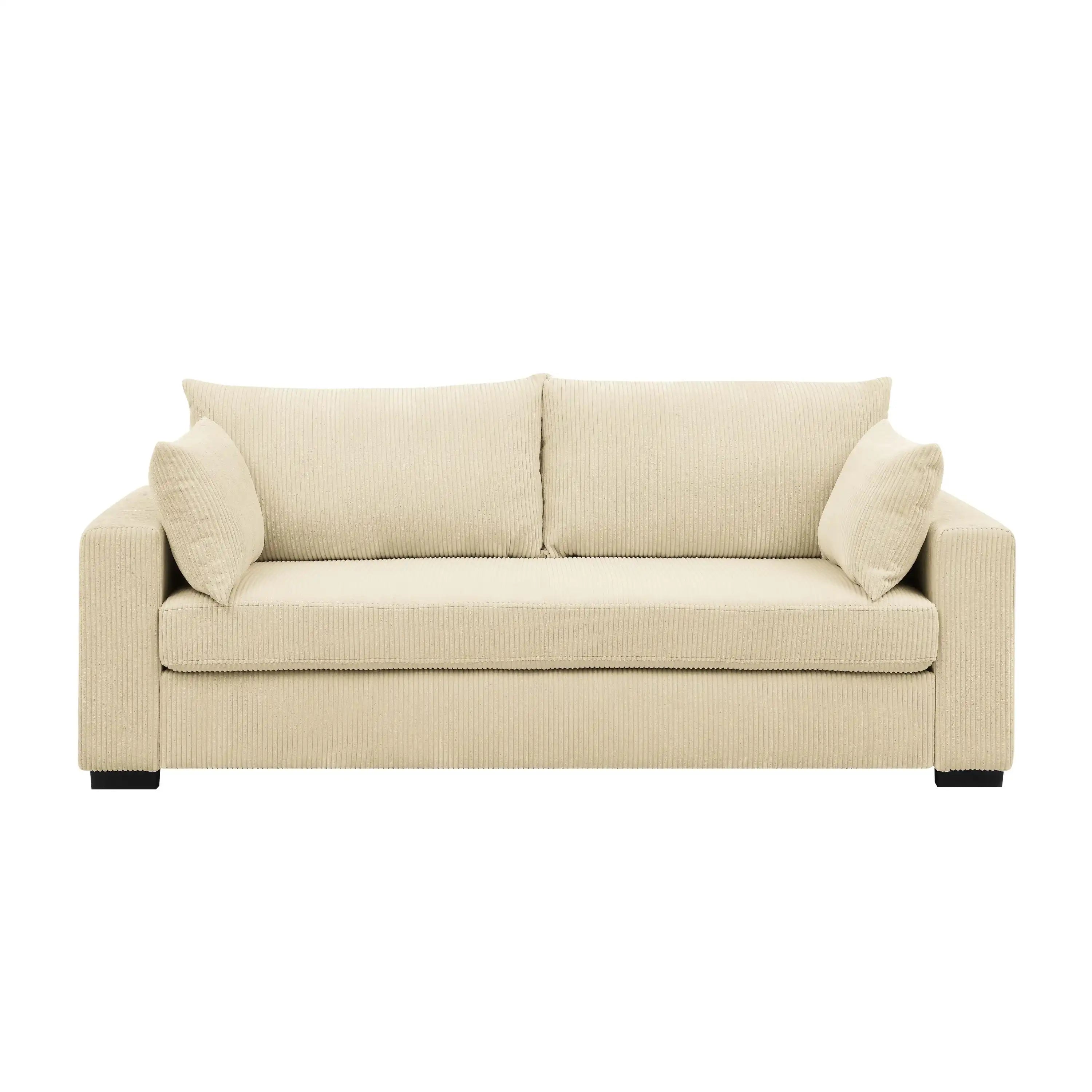 Coastal 79' Wide Corduroy Comfort Sofa