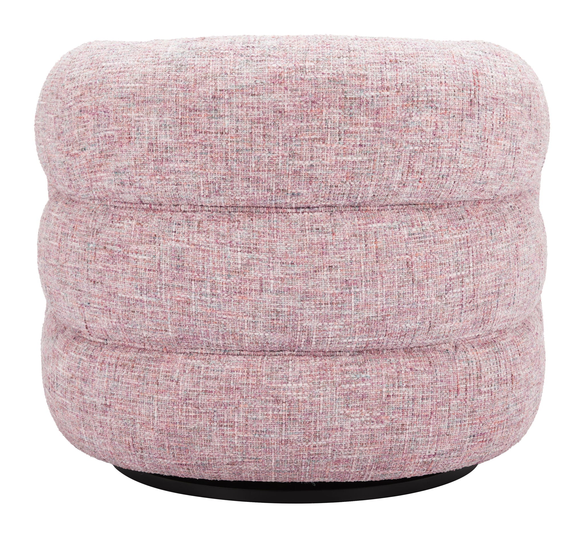 Refine - Swivel Chair - Pink Tweed