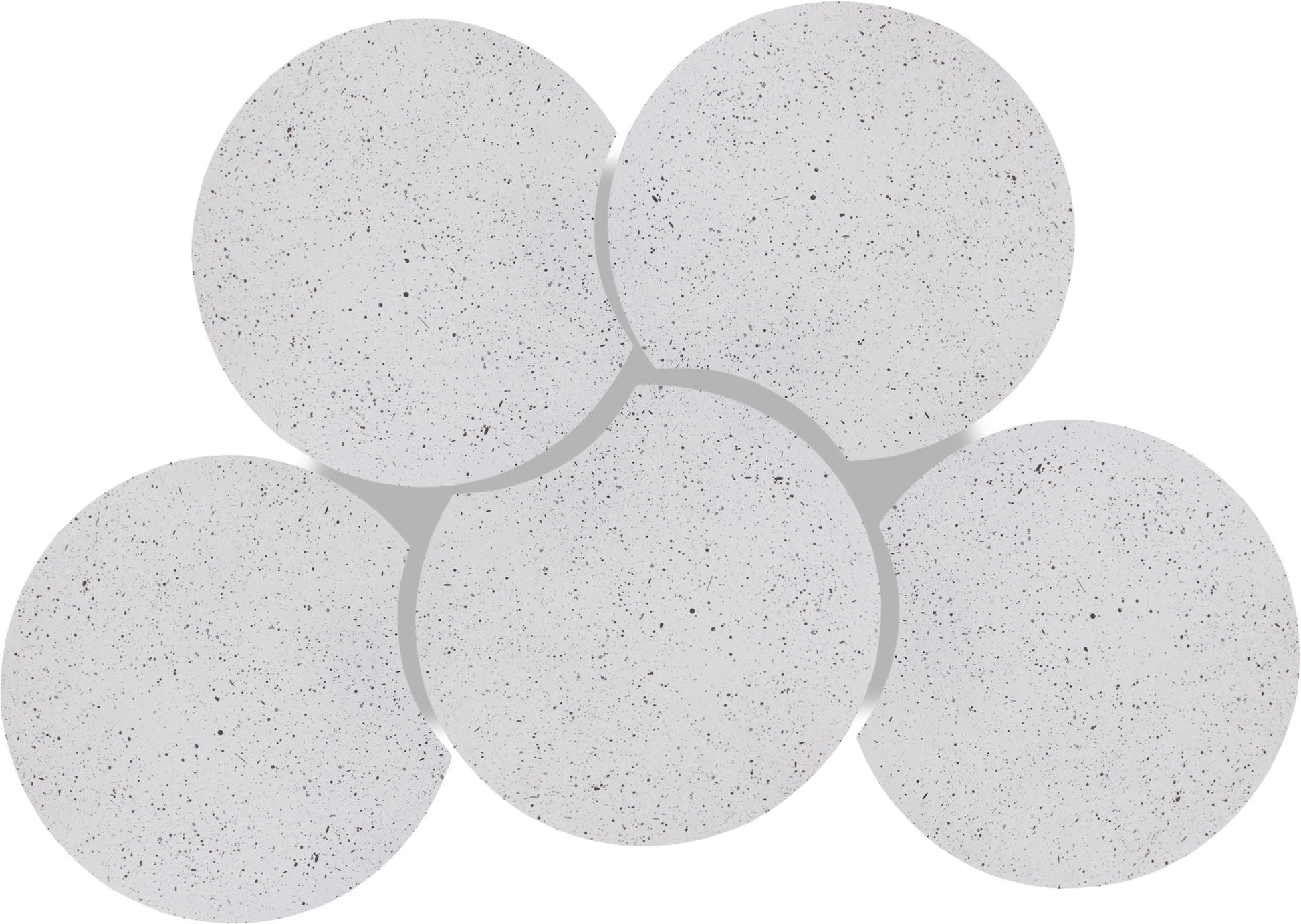 Dimple - 5 Piece Modular Coffee Table - Terazzo Finish - Best Buy Furniture