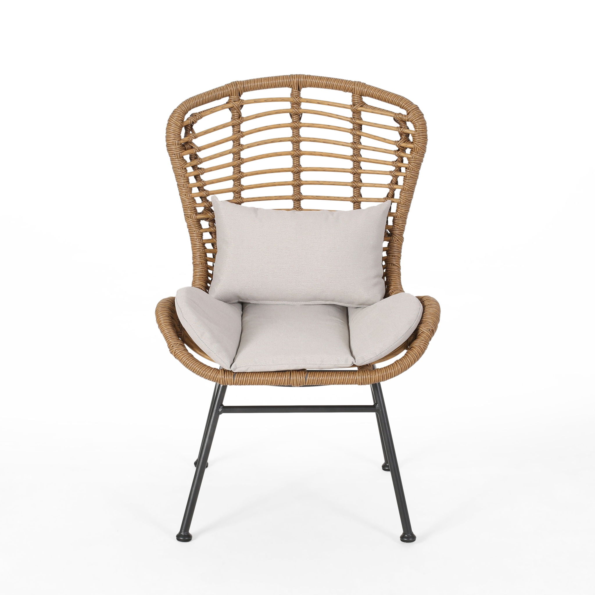 Calypso - Outdoor Chair With Water Resistance Cushion And Iron Frame