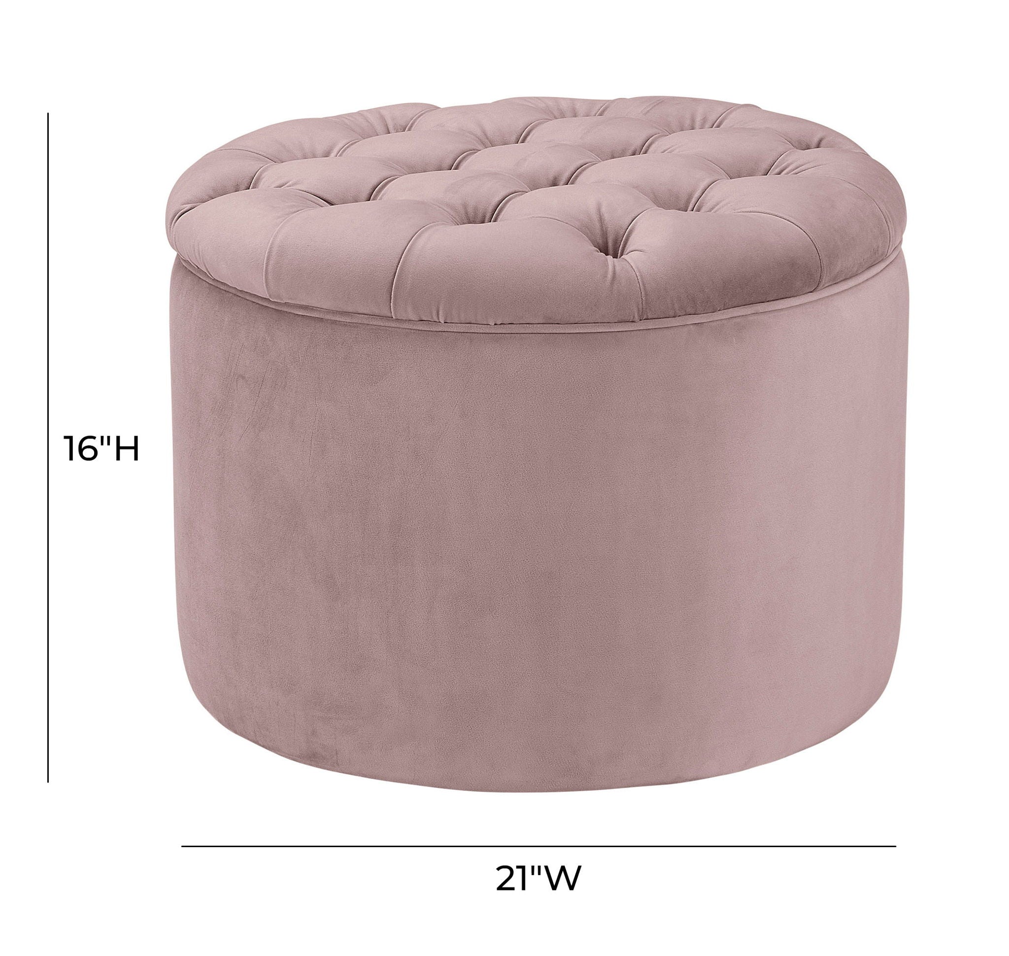 Queen - Velvet Storage Ottoman