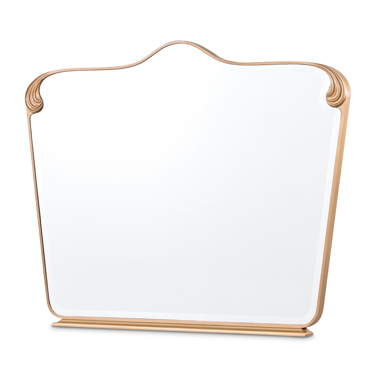 Camellia Field - Dresser Mirror - Gold